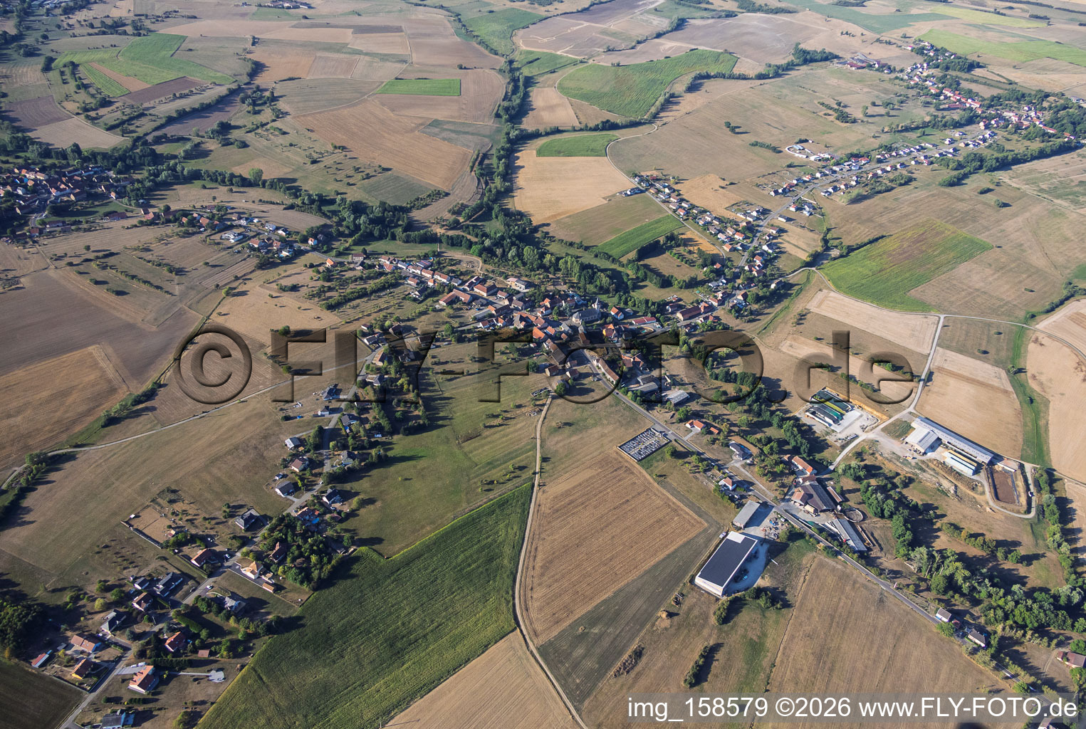 Du nord à Bettviller dans le département Moselle, France