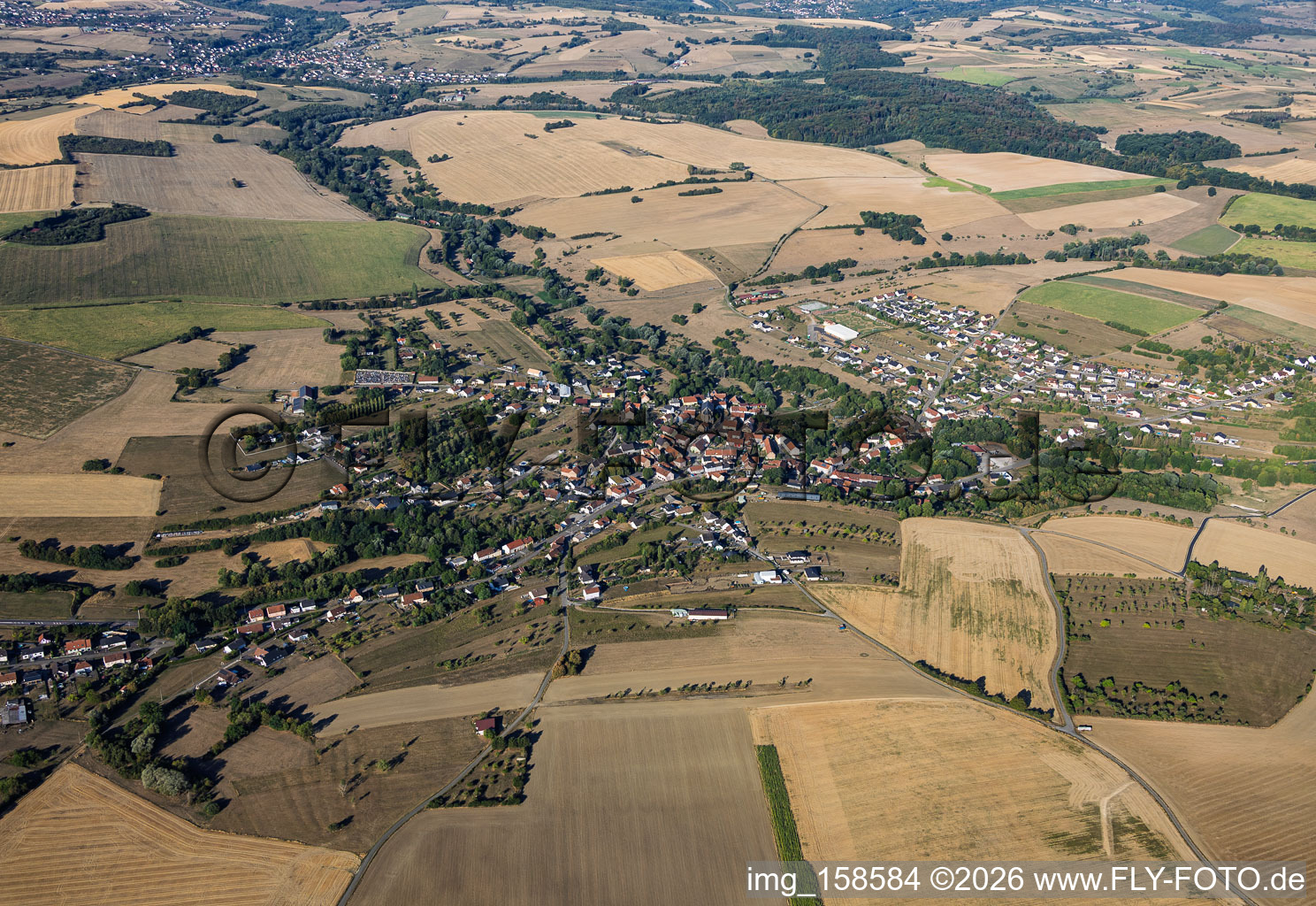De l'est à Gros-Réderching dans le département Moselle, France