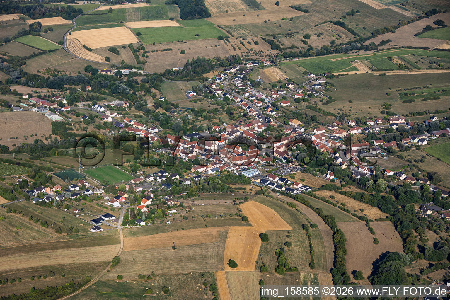 De l'est à Wiesviller dans le département Moselle, France