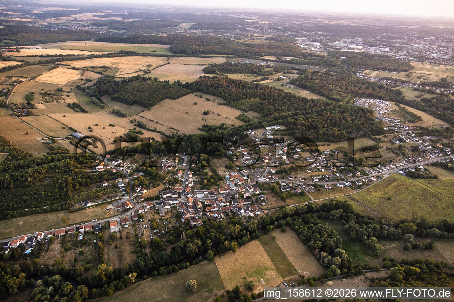 Du nord-ouest à Blies-Ébersing dans le département Moselle, France