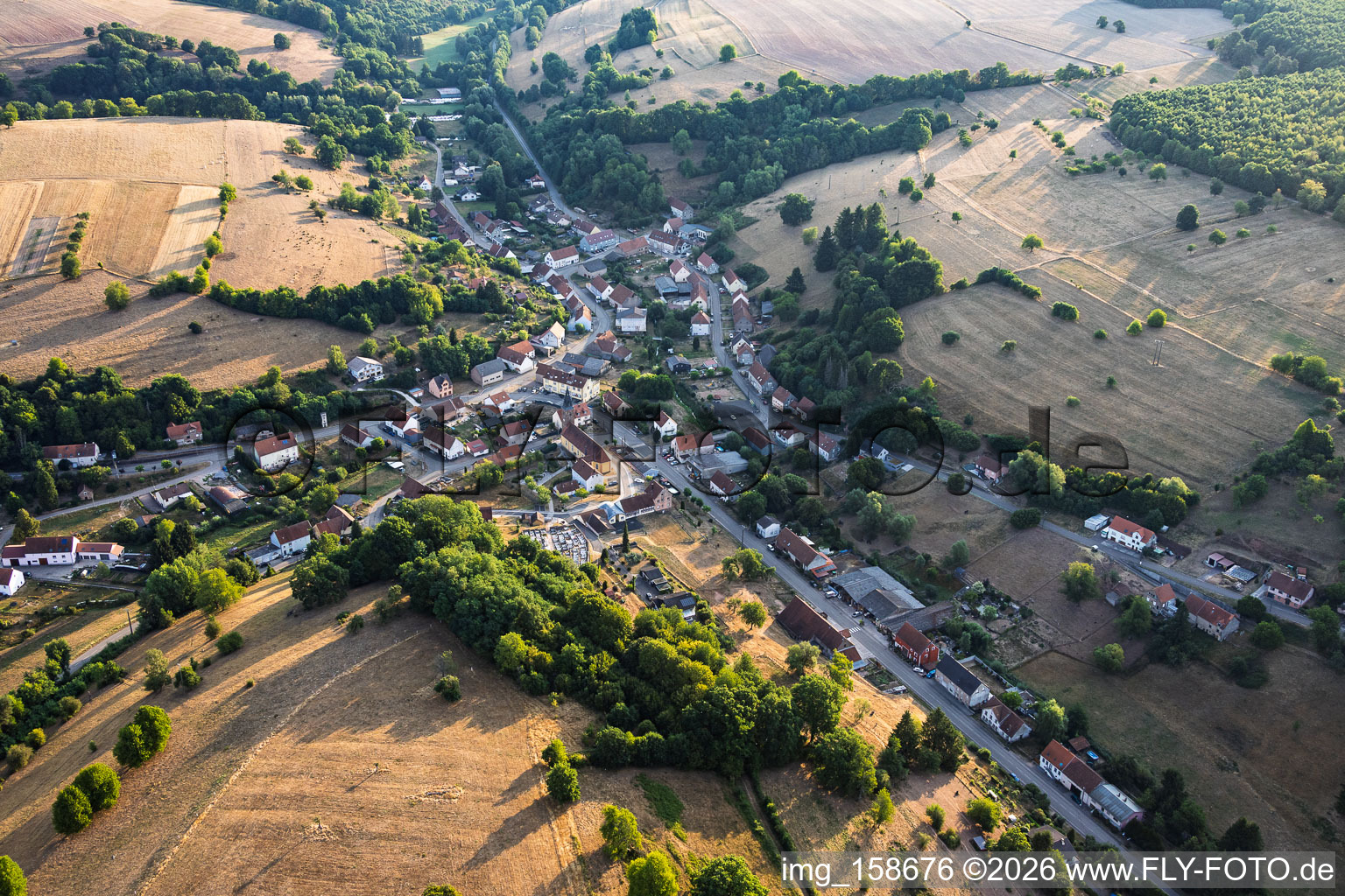 Du sud à Breidenbach dans le département Moselle, France