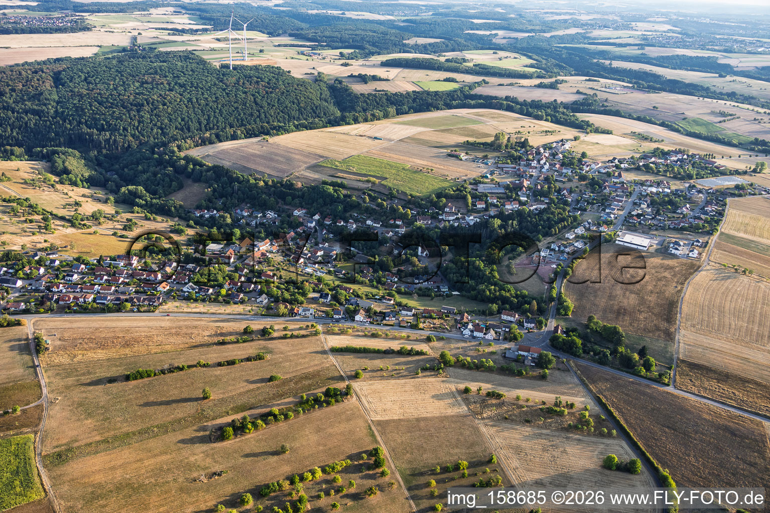 Du sud-ouest à Kröppen dans le département Rhénanie-Palatinat, Allemagne