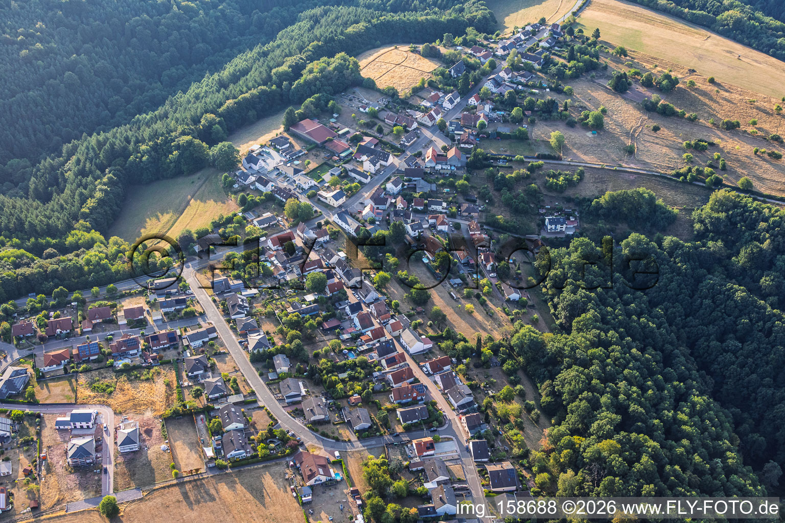 Du nord-ouest à le quartier Hochstellerhof in Trulben dans le département Rhénanie-Palatinat, Allemagne