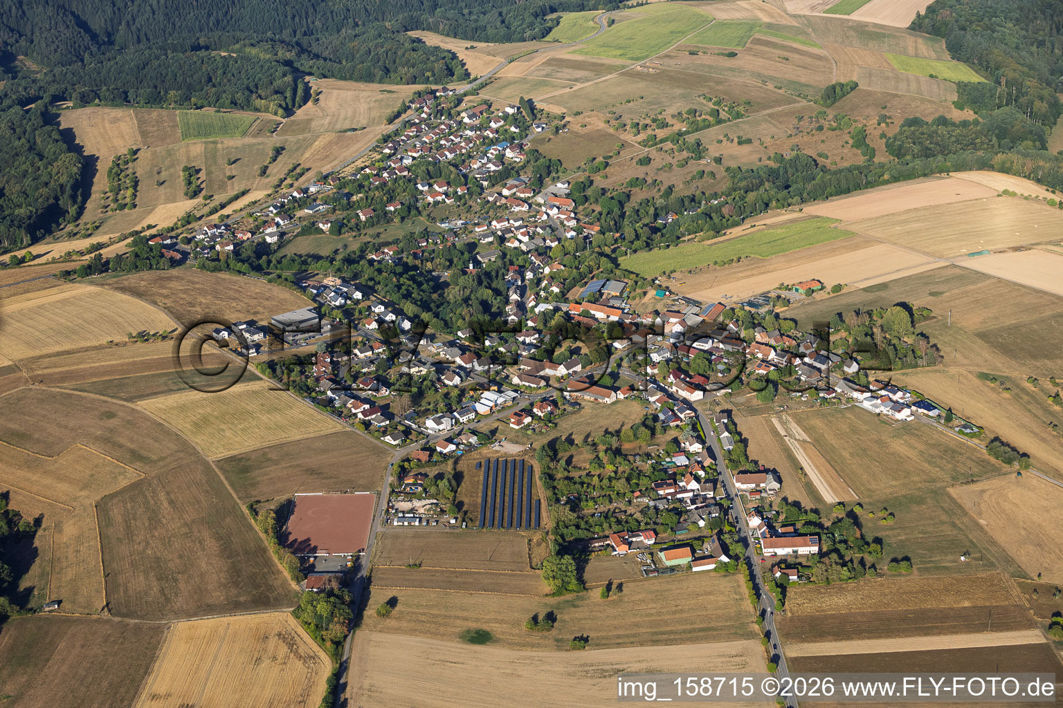 De l'est à Kröppen dans le département Rhénanie-Palatinat, Allemagne