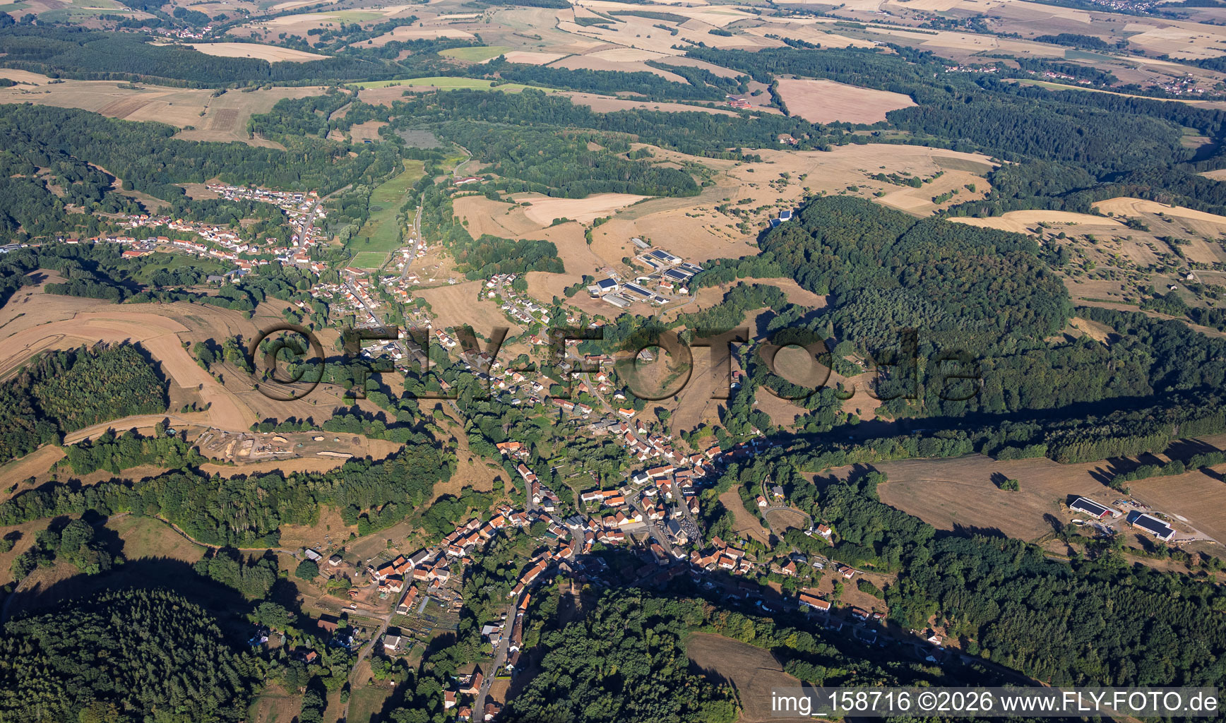 De l'est à Walschbronn dans le département Moselle, France