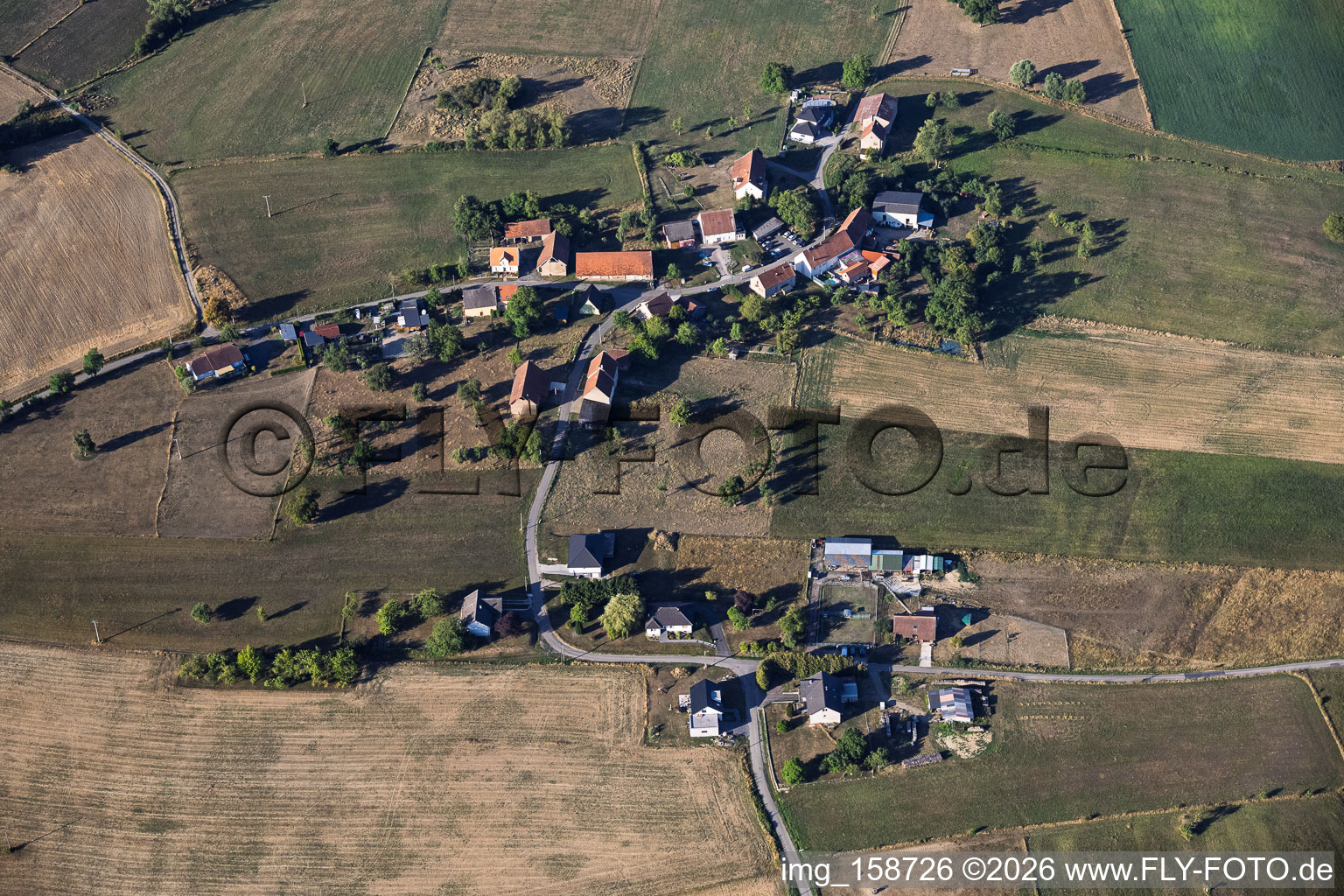 Quartier de Dollenbach à Nussweiler dans le département Moselle, France