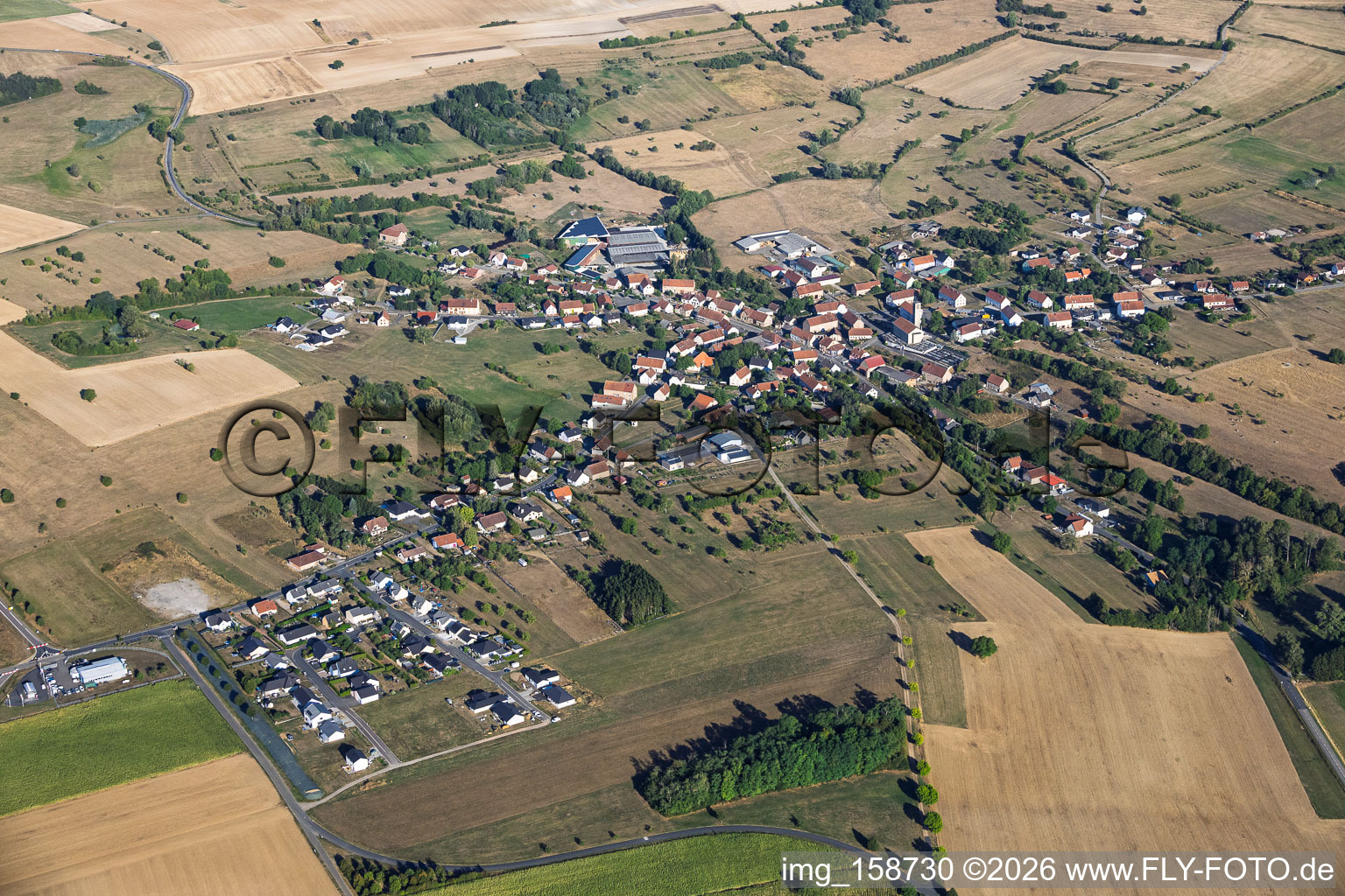 Du sud-est à Epping dans le département Moselle, France