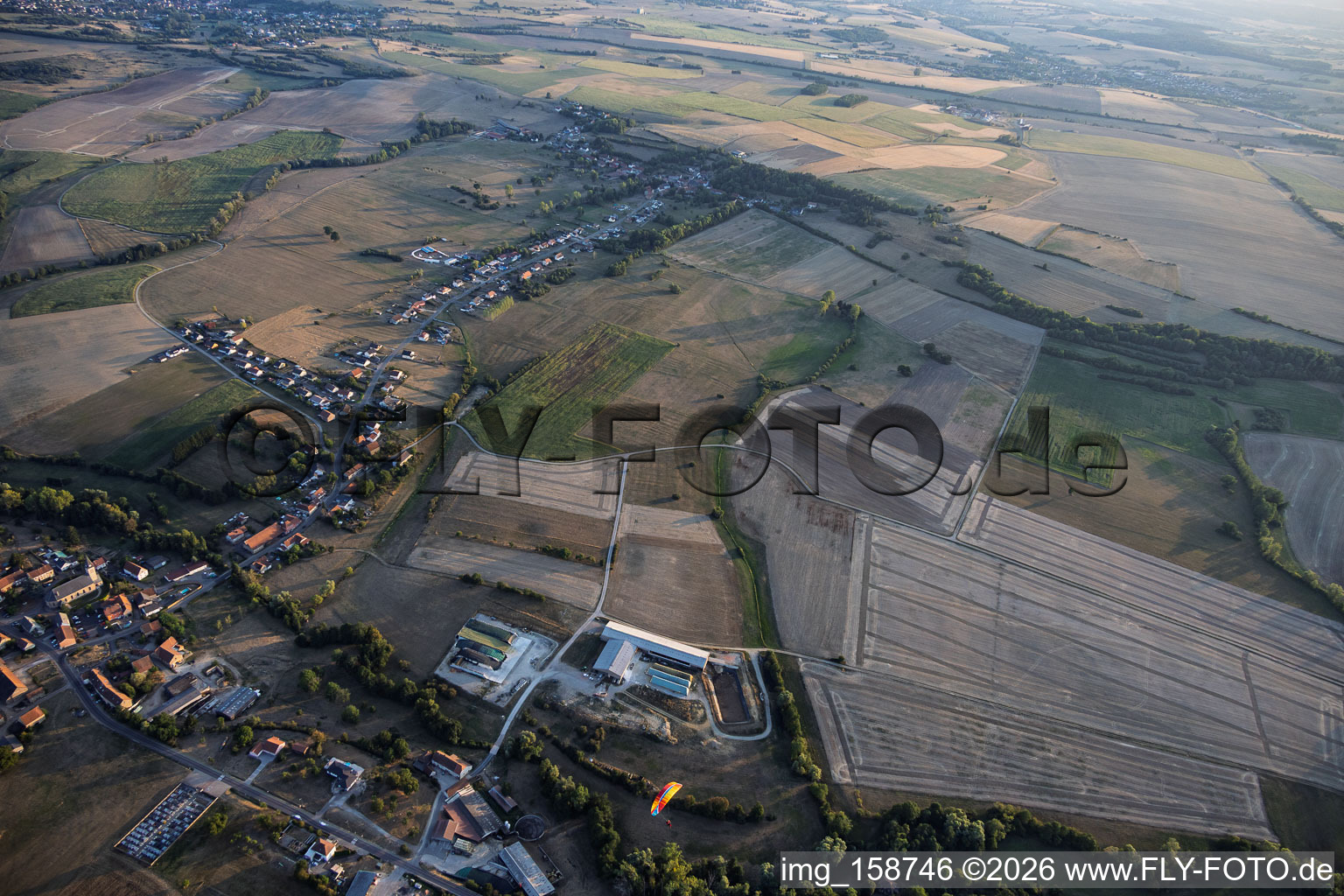 Du nord-est à Bettviller dans le département Moselle, France