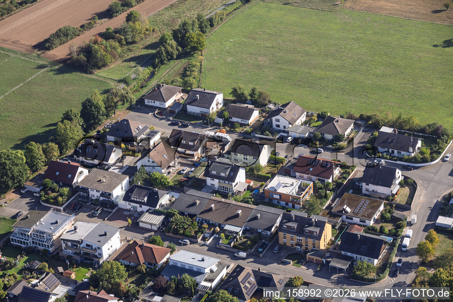 Quartier Sickenhofen in Babenhausen dans le département Hesse, Allemagne