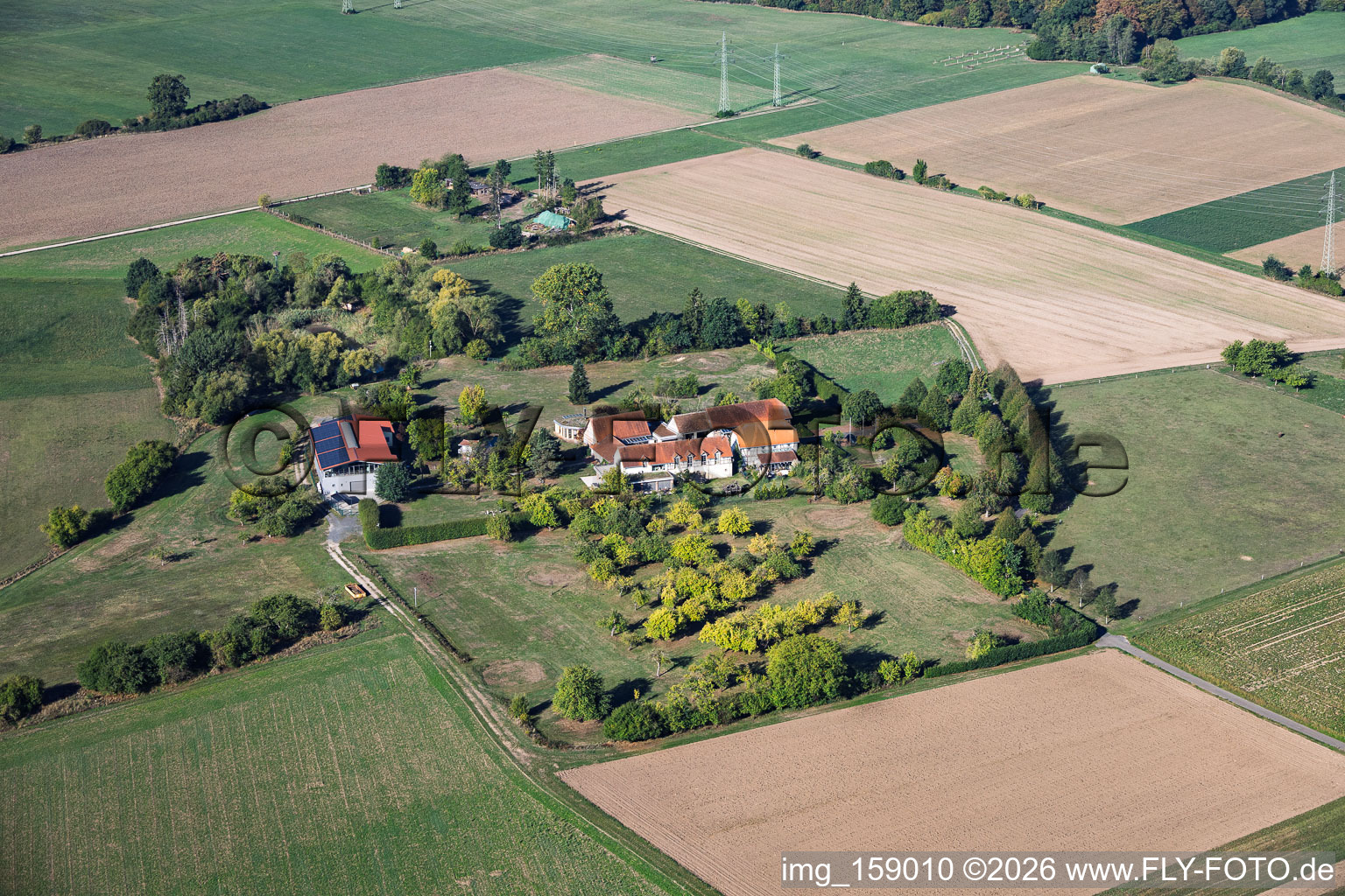 Ancienne briqueterie sur Ziegelweg à le quartier Sickenhofen in Babenhausen dans le département Hesse, Allemagne
