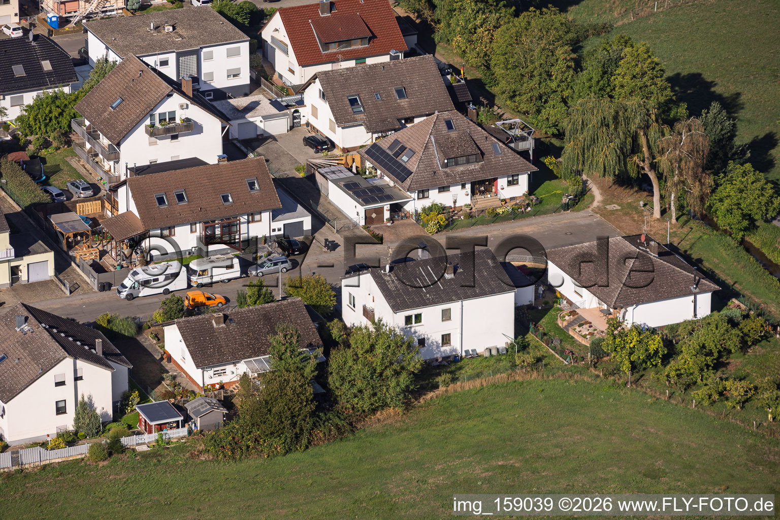 Quartier Sickenhofen in Babenhausen dans le département Hesse, Allemagne