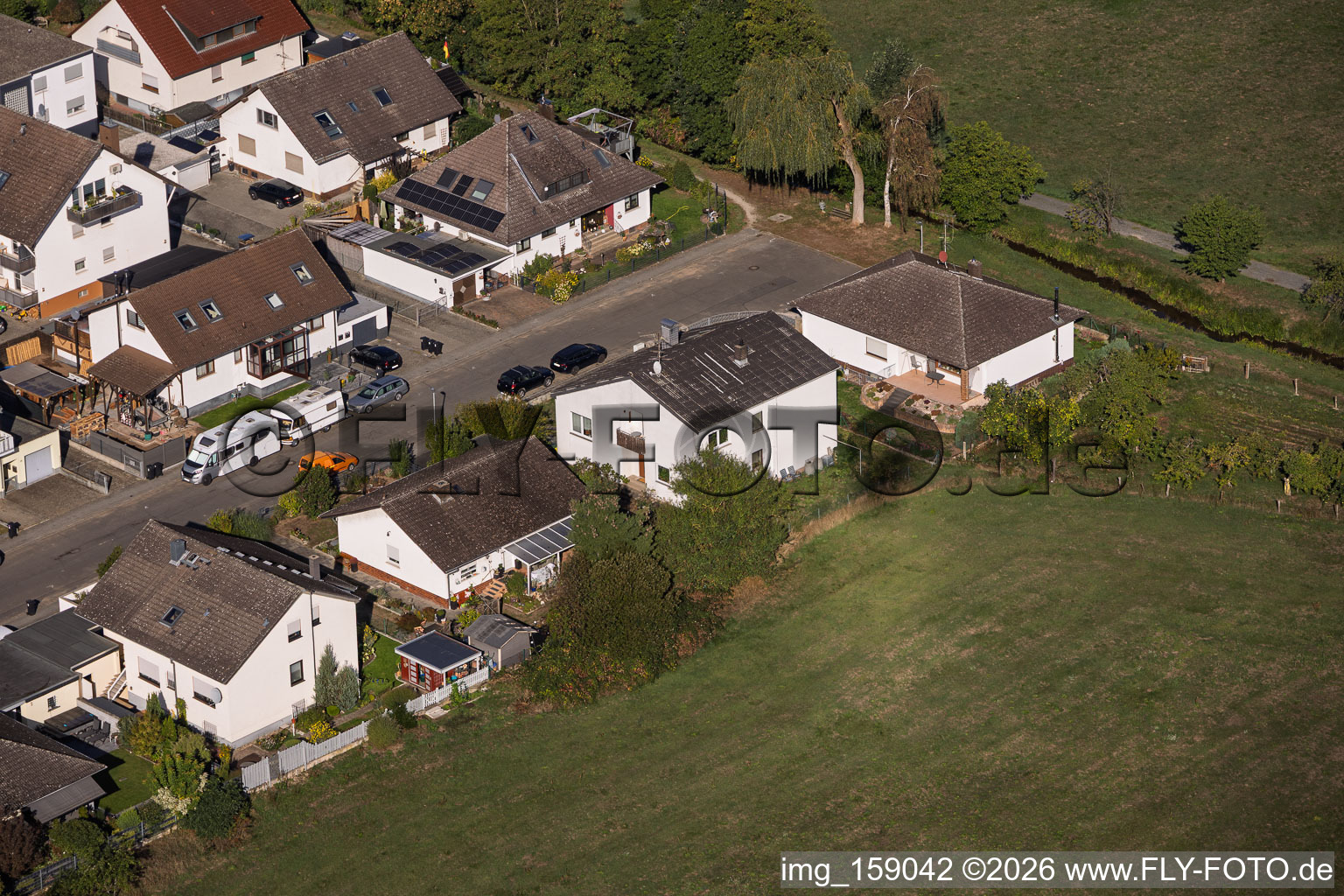 Quartier Sickenhofen in Babenhausen dans le département Hesse, Allemagne