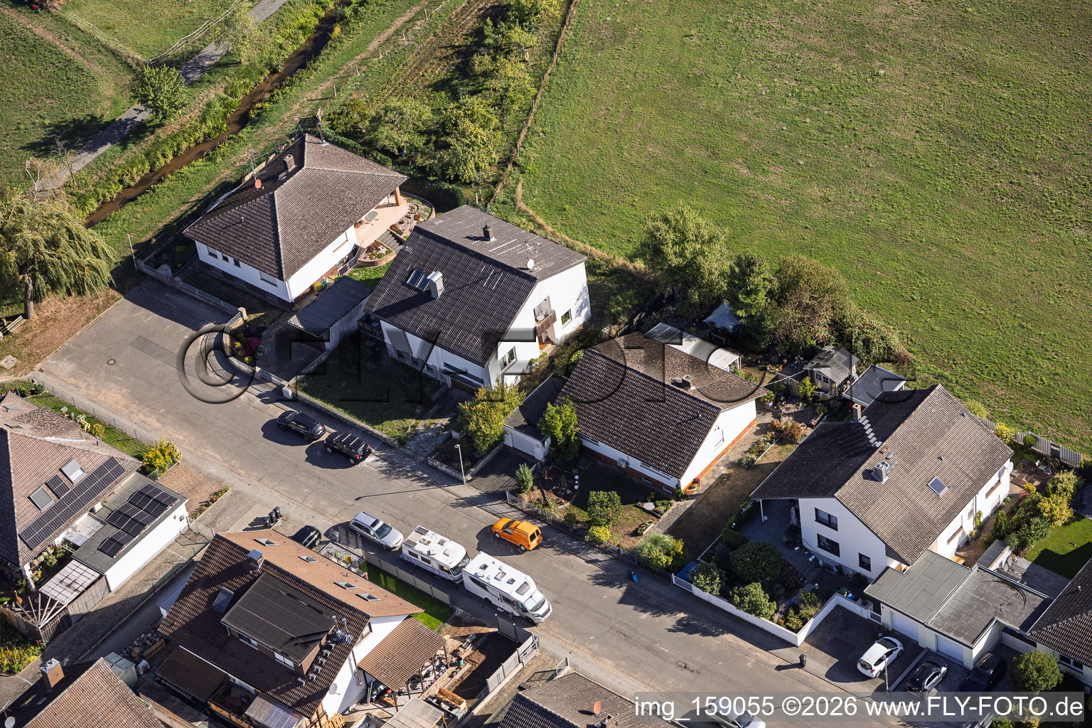 Quartier Sickenhofen in Babenhausen dans le département Hesse, Allemagne