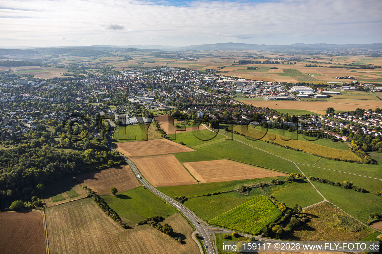 Du nord à Groß-Umstadt dans le département Hesse, Allemagne