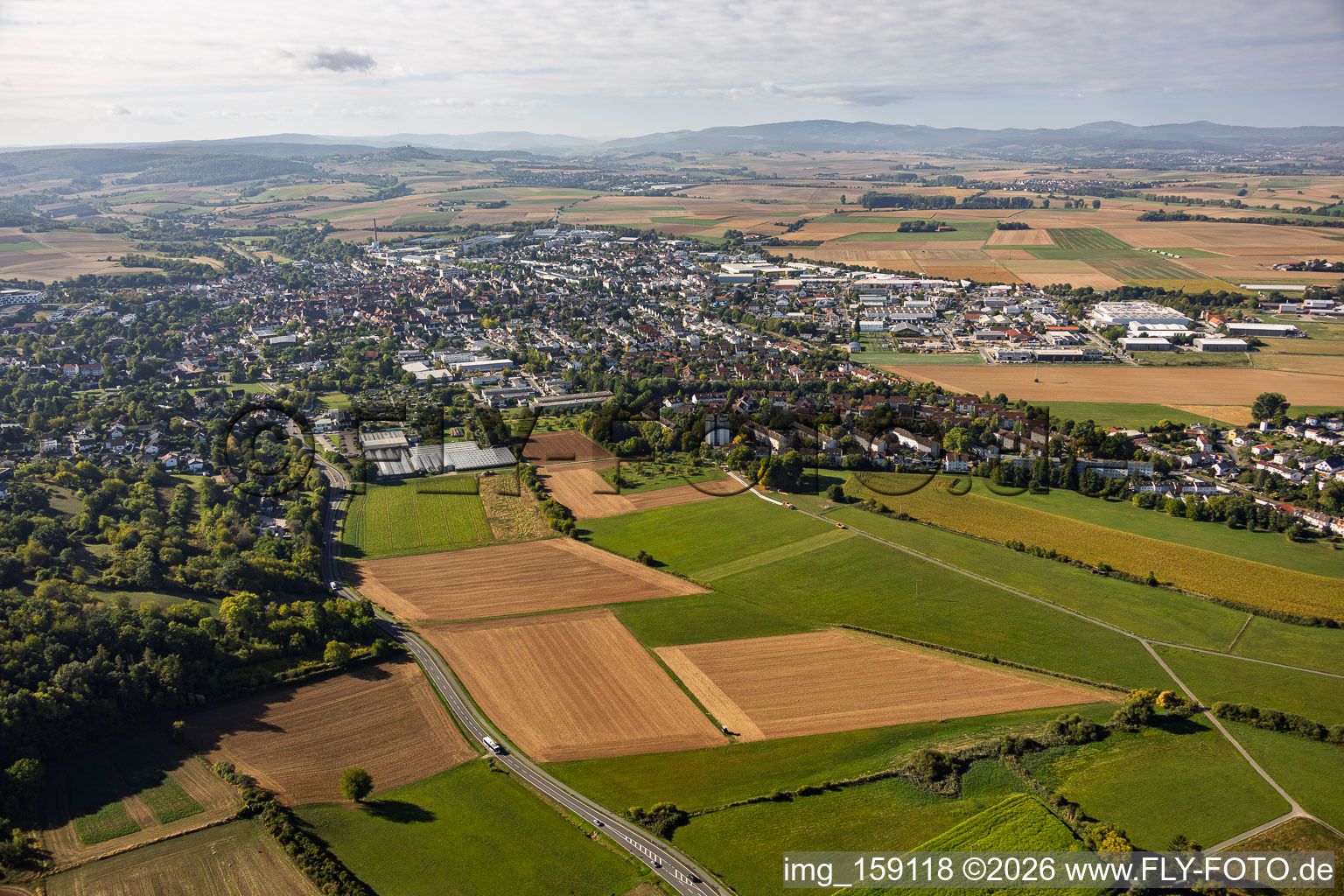 Du nord à Groß-Umstadt dans le département Hesse, Allemagne