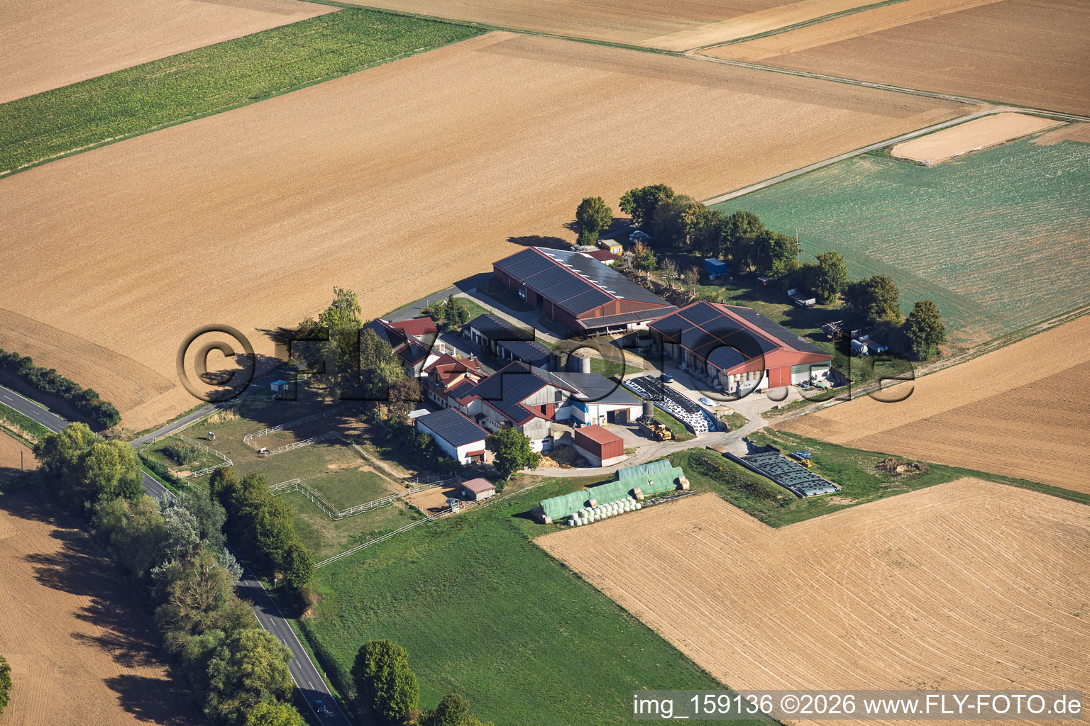 Sonnenhof à le quartier Mosbach in Schaafheim dans le département Hesse, Allemagne