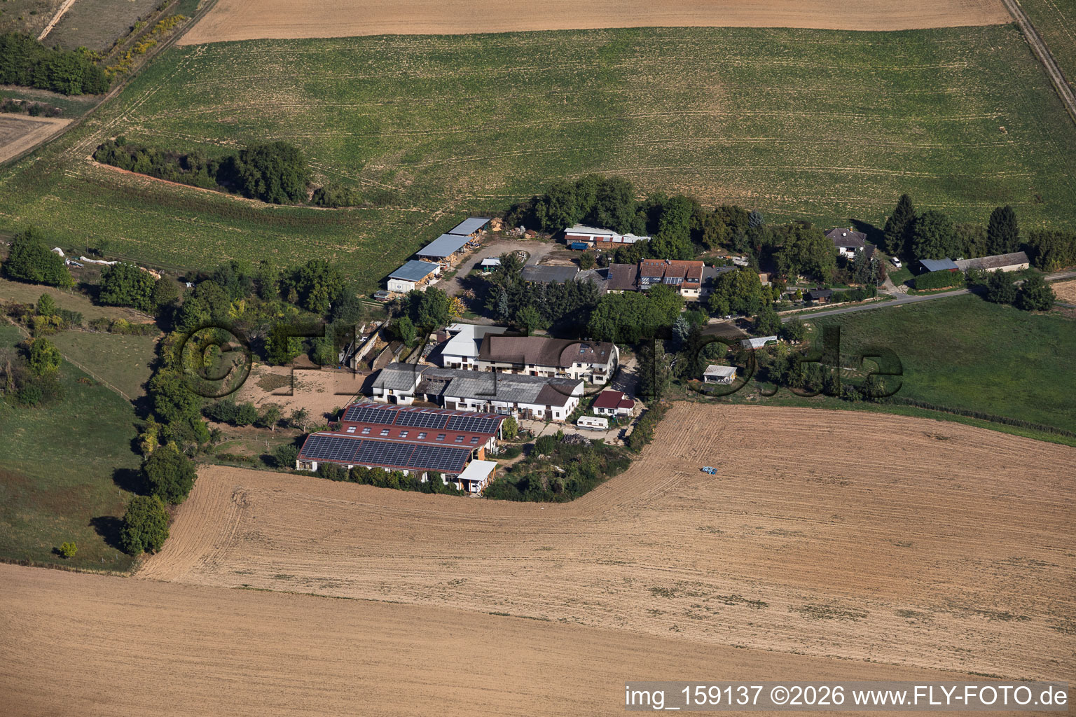 Ferme Roth (Agriculture) à le quartier Radheim in Schaafheim dans le département Hesse, Allemagne