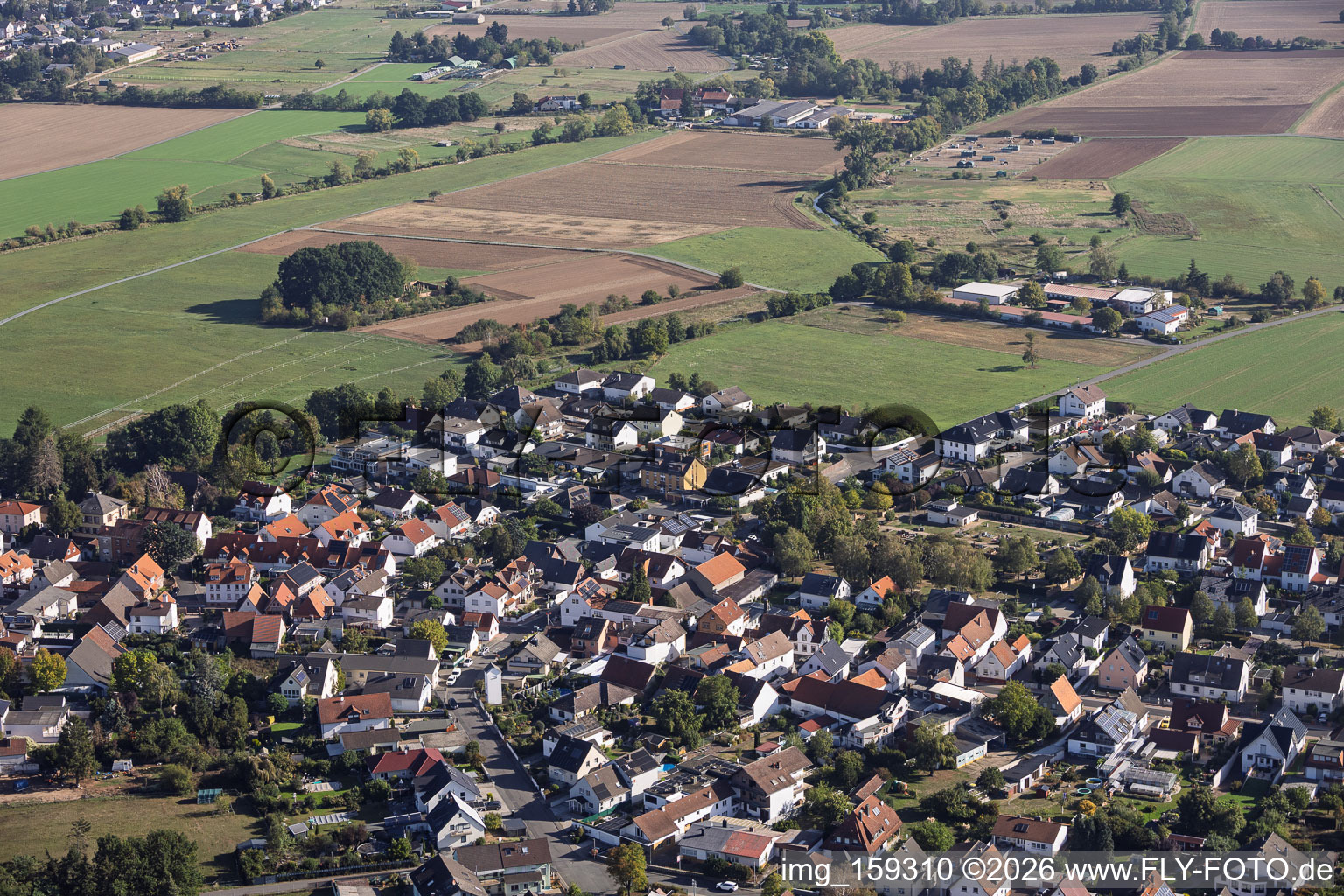Bachstr à le quartier Sickenhofen in Babenhausen dans le département Hesse, Allemagne