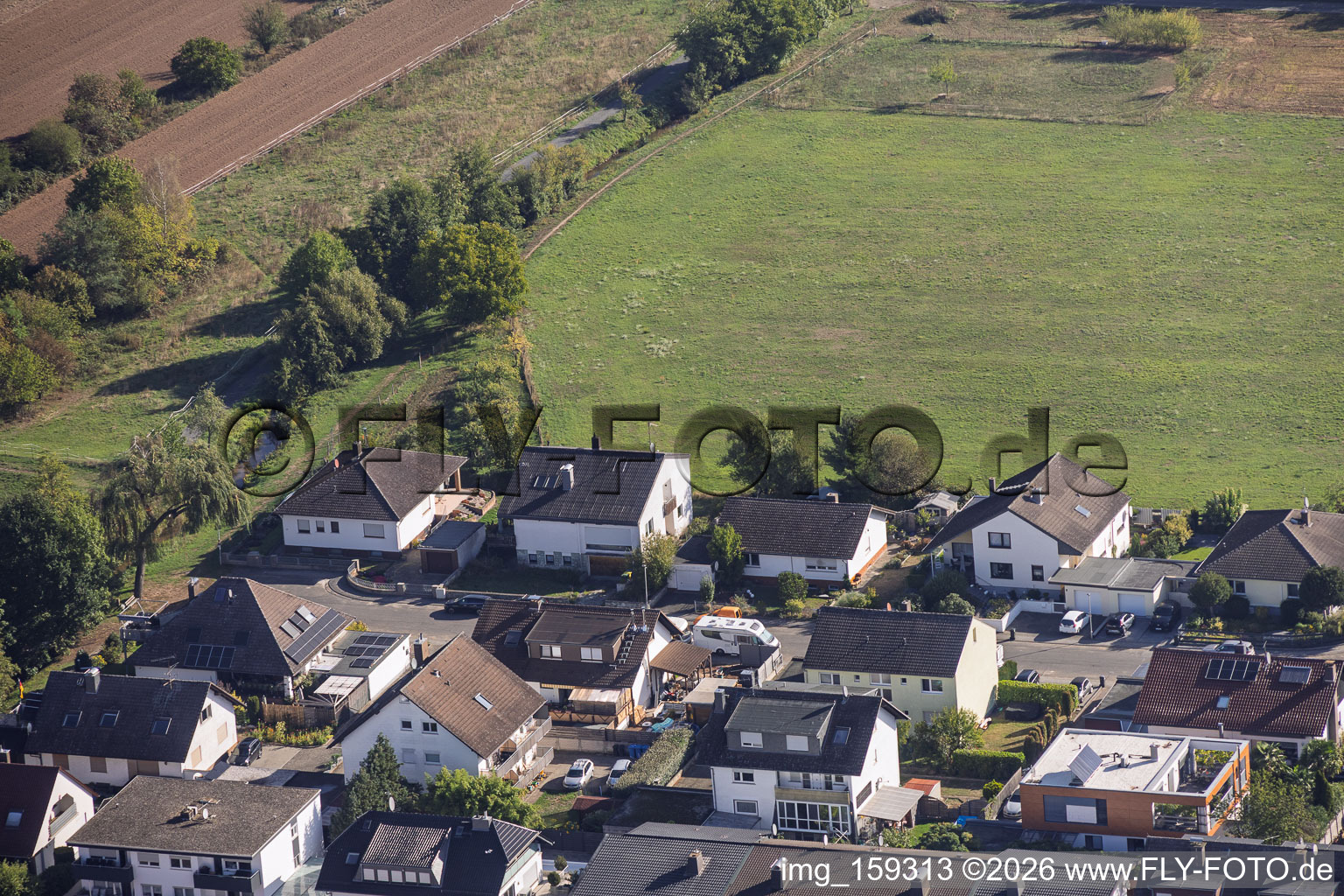Quartier Sickenhofen in Babenhausen dans le département Hesse, Allemagne