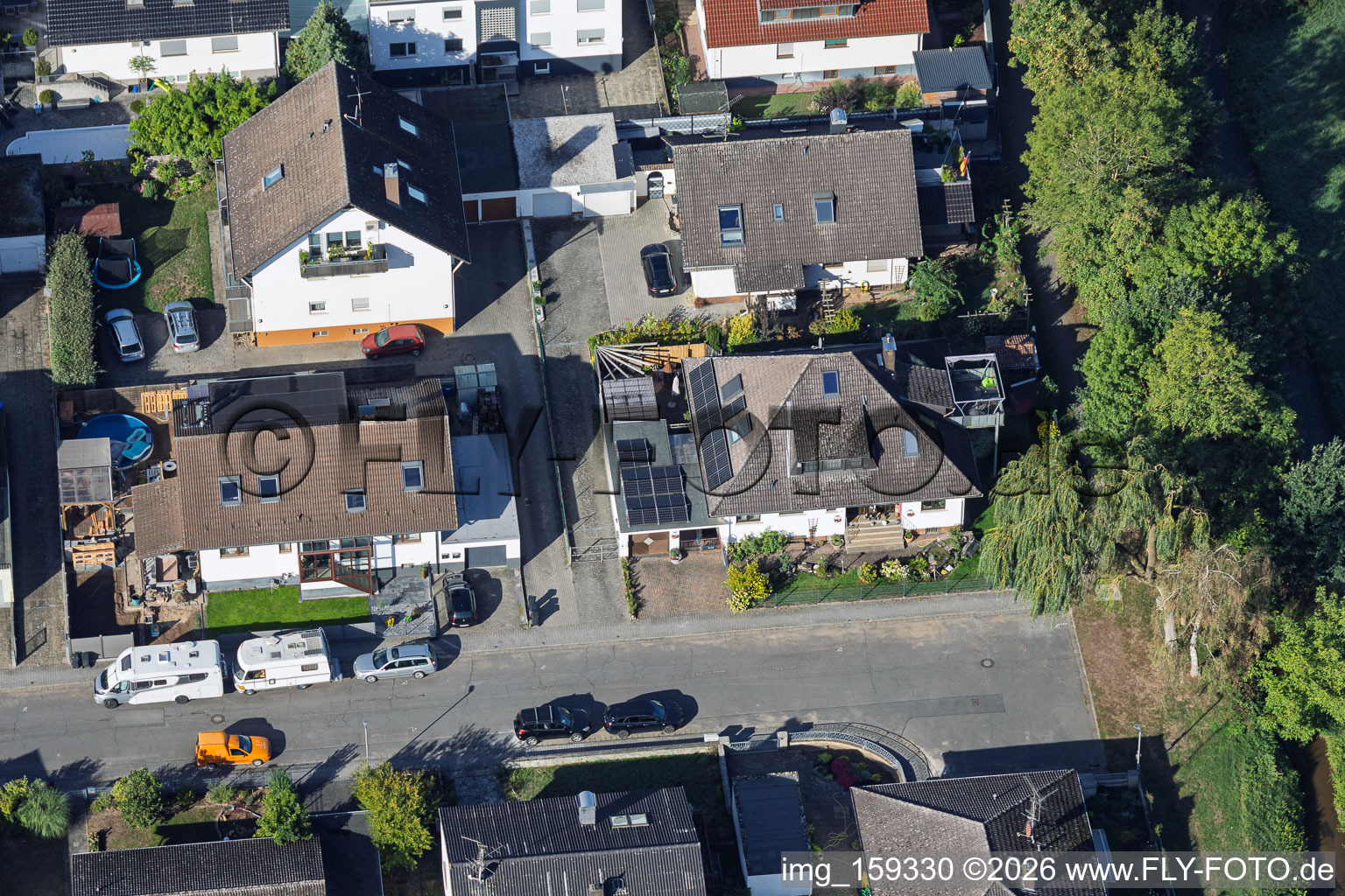 Landrat-Pfeifer-Straße à le quartier Sickenhofen in Babenhausen dans le département Hesse, Allemagne