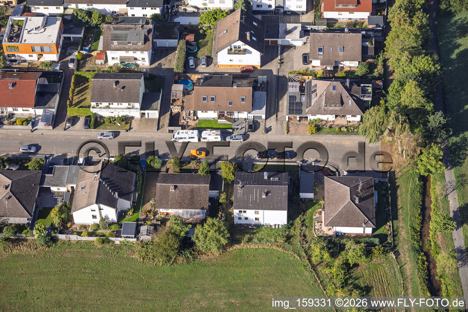 Quartier Sickenhofen in Babenhausen dans le département Hesse, Allemagne