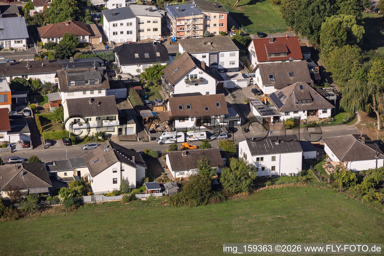 Quartier Sickenhofen in Babenhausen dans le département Hesse, Allemagne