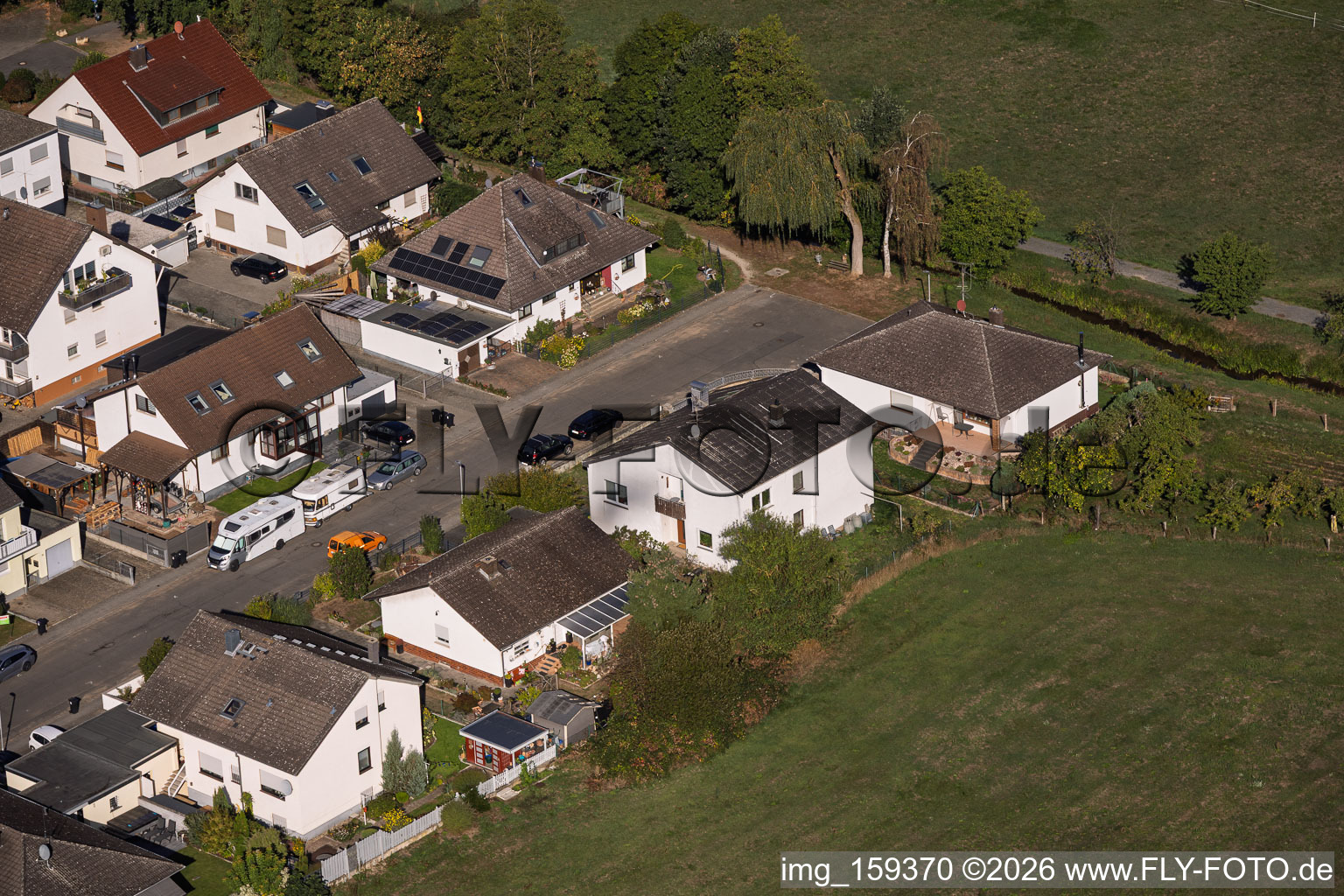 Quartier Sickenhofen in Babenhausen dans le département Hesse, Allemagne