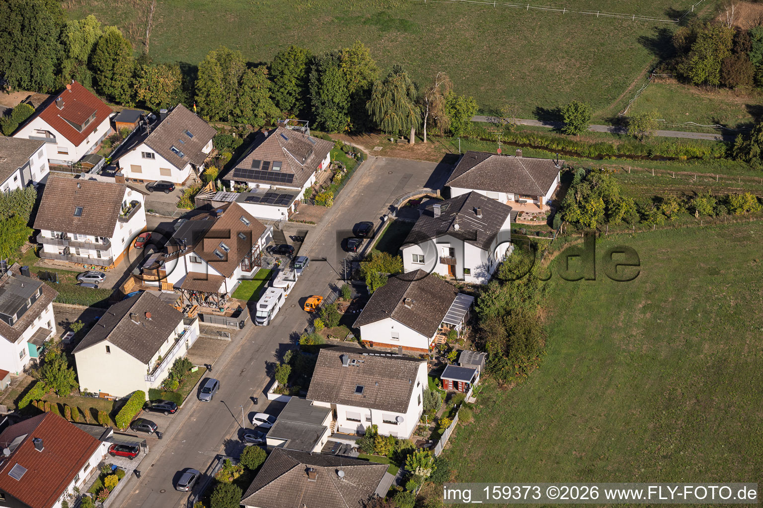 Quartier Sickenhofen in Babenhausen dans le département Hesse, Allemagne