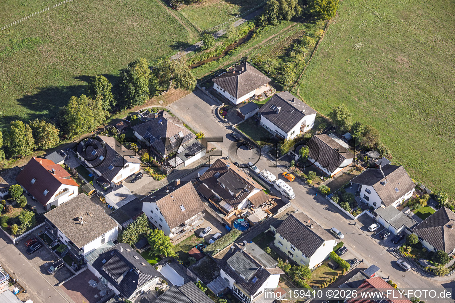 Quartier Sickenhofen in Babenhausen dans le département Hesse, Allemagne