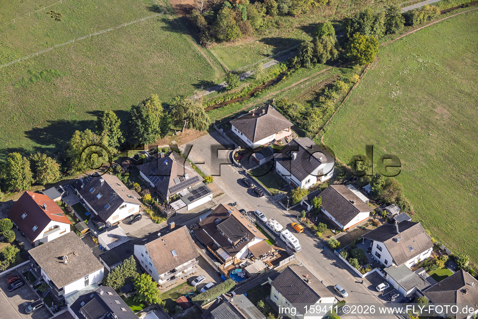 Quartier Sickenhofen in Babenhausen dans le département Hesse, Allemagne