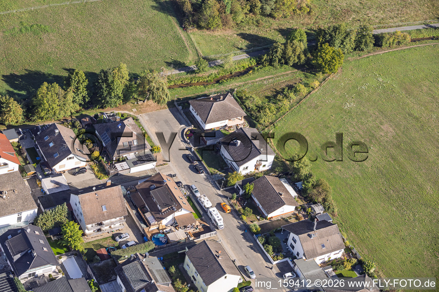 Quartier Sickenhofen in Babenhausen dans le département Hesse, Allemagne