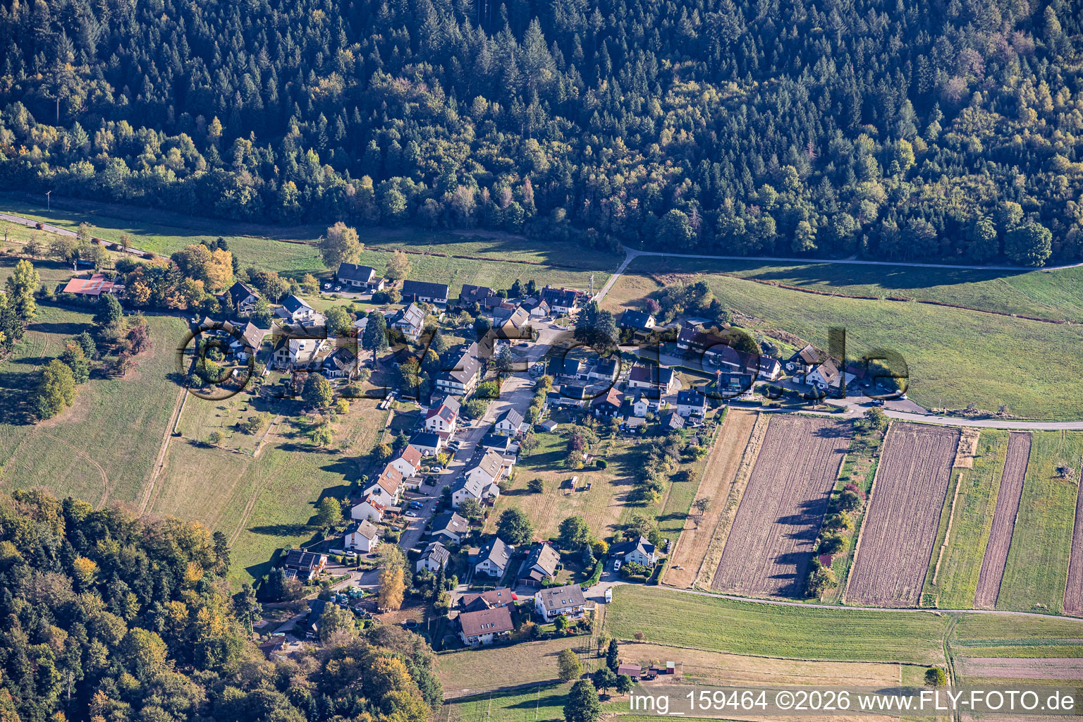 District d'Althof à le quartier Bernbach in Bad Herrenalb dans le département Bade-Wurtemberg, Allemagne