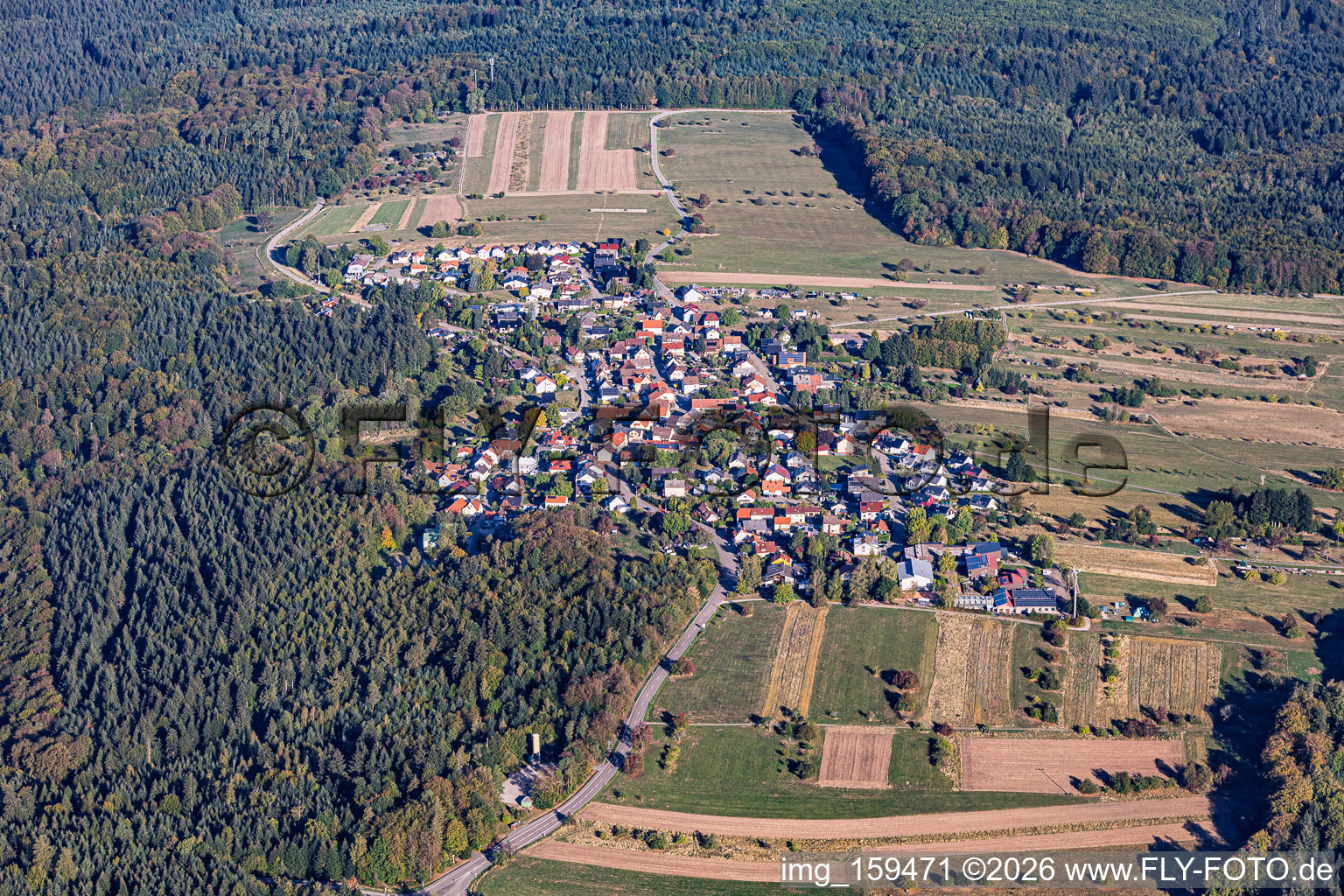 Du sud-est à le quartier Freiolsheim in Gaggenau dans le département Bade-Wurtemberg, Allemagne