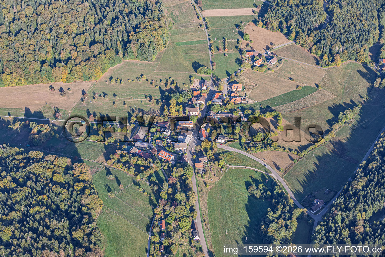 Quartier de Moosbronn à le quartier Freiolsheim in Gaggenau dans le département Bade-Wurtemberg, Allemagne