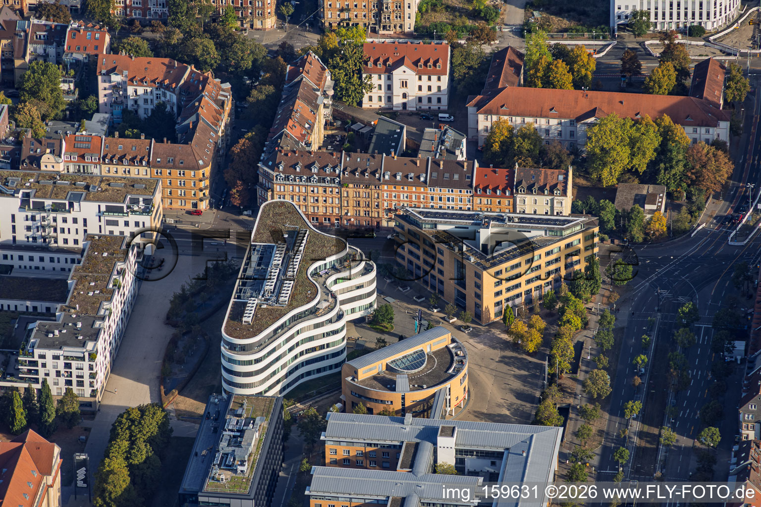 Agence pour l'Emploi Karlsruhe-Rastatt, Forterro Deutschland Abas GmbH et Centre de Formation et de Perfectionnement pour Opticiens à le quartier Südweststadt in Karlsruhe dans le département Bade-Wurtemberg, Allemagne
