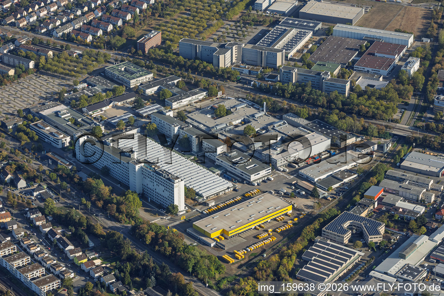 Siemens AG, Site de production et de développement Karlsruhe à le quartier Knielingen in Karlsruhe dans le département Bade-Wurtemberg, Allemagne
