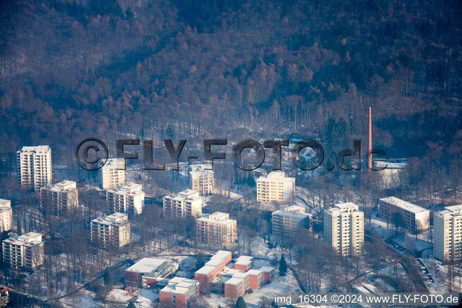 Vue oblique de Quartier Boxberg in Heidelberg dans le département Bade-Wurtemberg, Allemagne