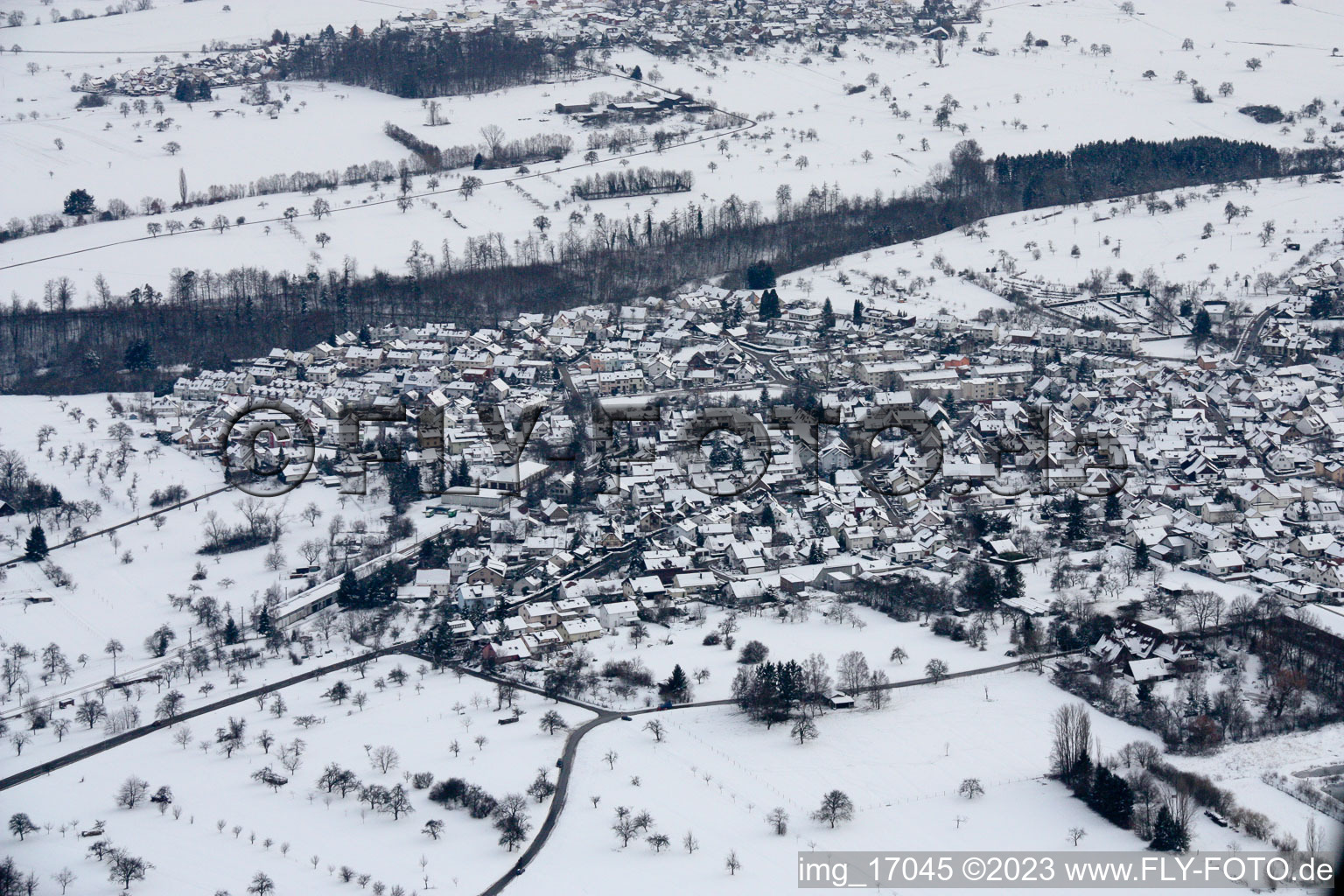 Vue aérienne de Par 'W à le quartier Ittersbach in Karlsbad dans le département Bade-Wurtemberg, Allemagne