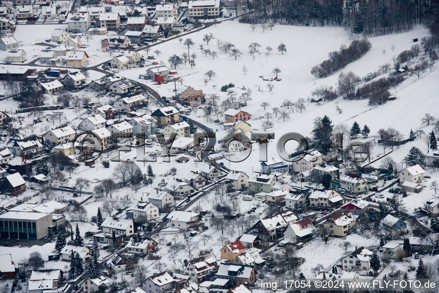 Photographie aérienne de Quartier Arnbach in Neuenbürg dans le département Bade-Wurtemberg, Allemagne