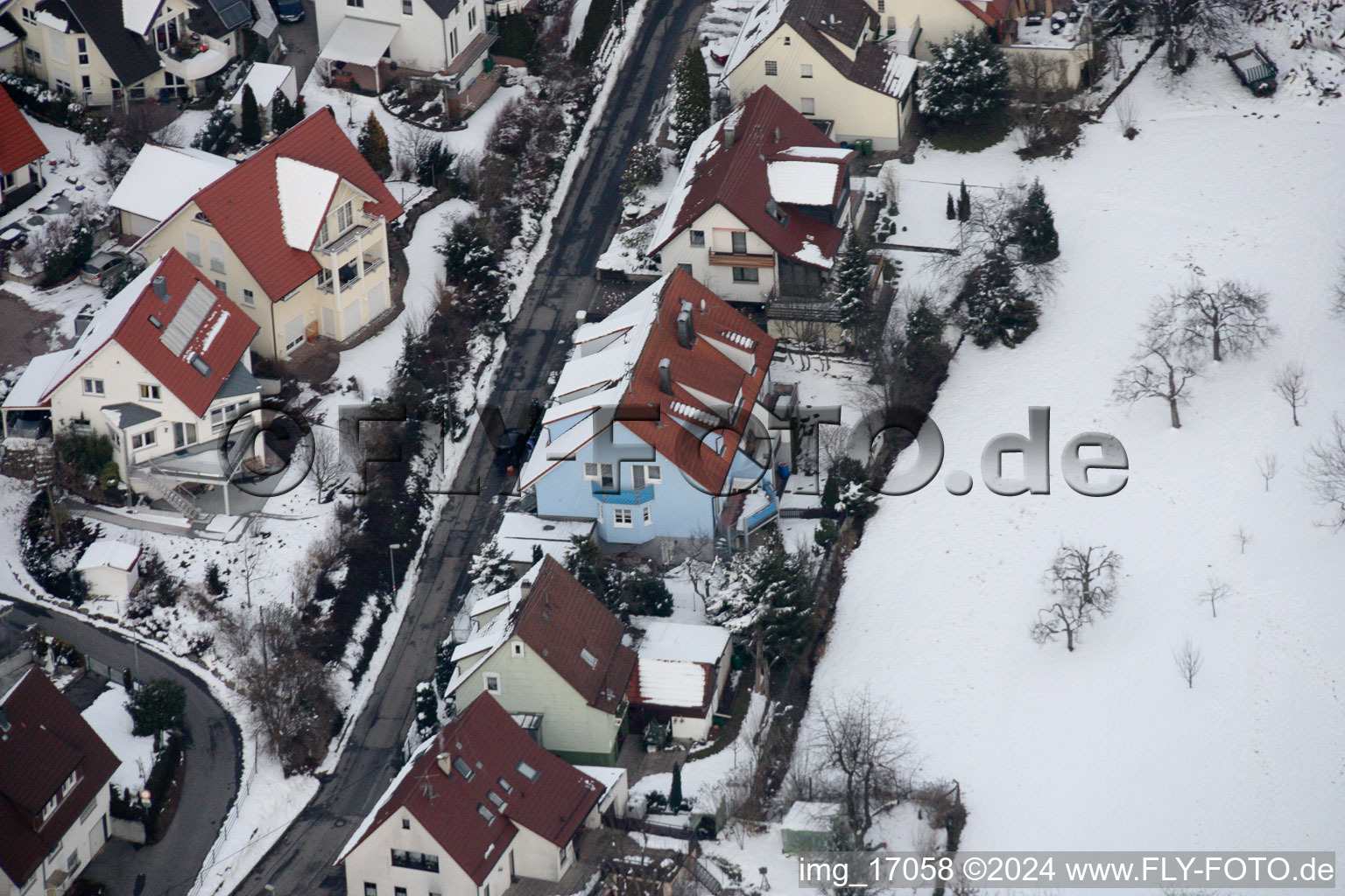 Gräfenhausen dans le département Bade-Wurtemberg, Allemagne hors des airs