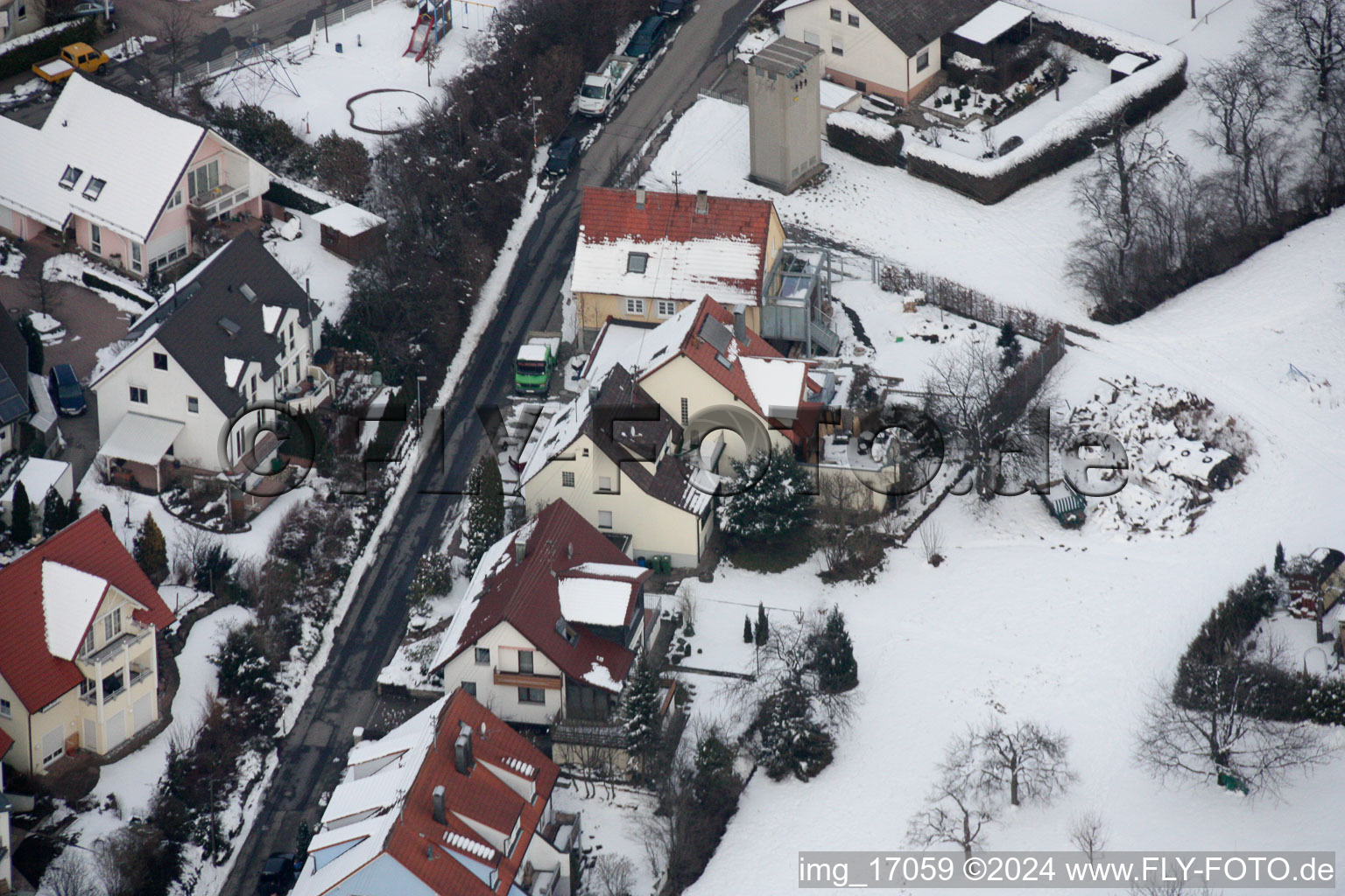 Vue aérienne de Quartier Gräfenhausen in Birkenfeld dans le département Bade-Wurtemberg, Allemagne