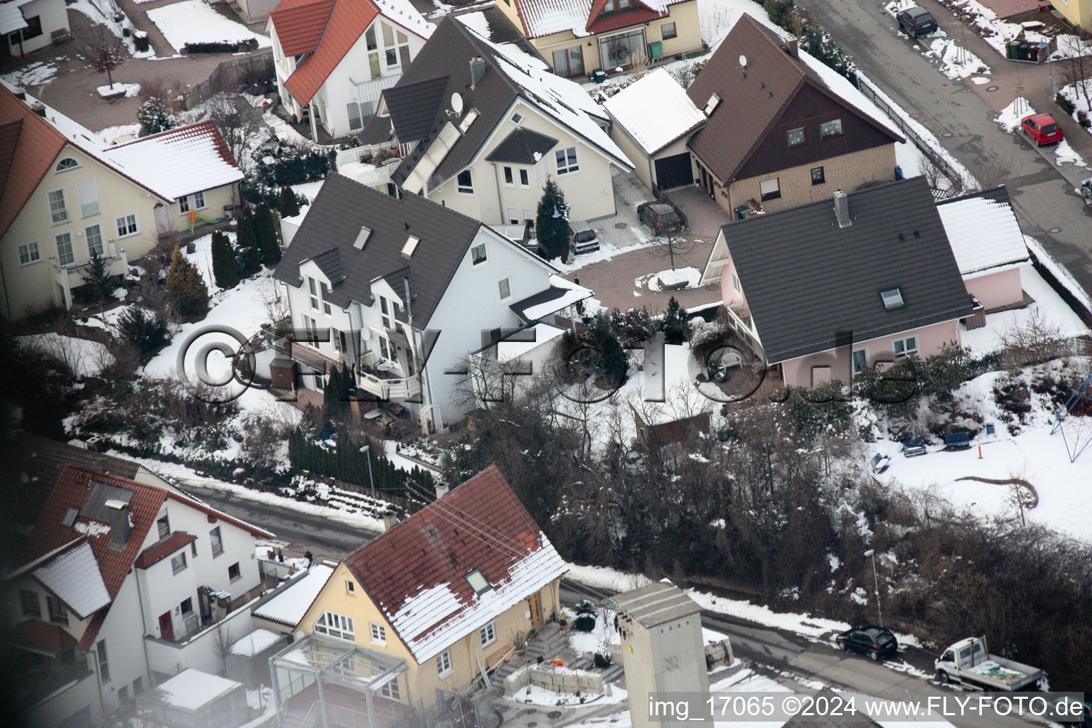 Vue oblique de Quartier Gräfenhausen in Birkenfeld dans le département Bade-Wurtemberg, Allemagne