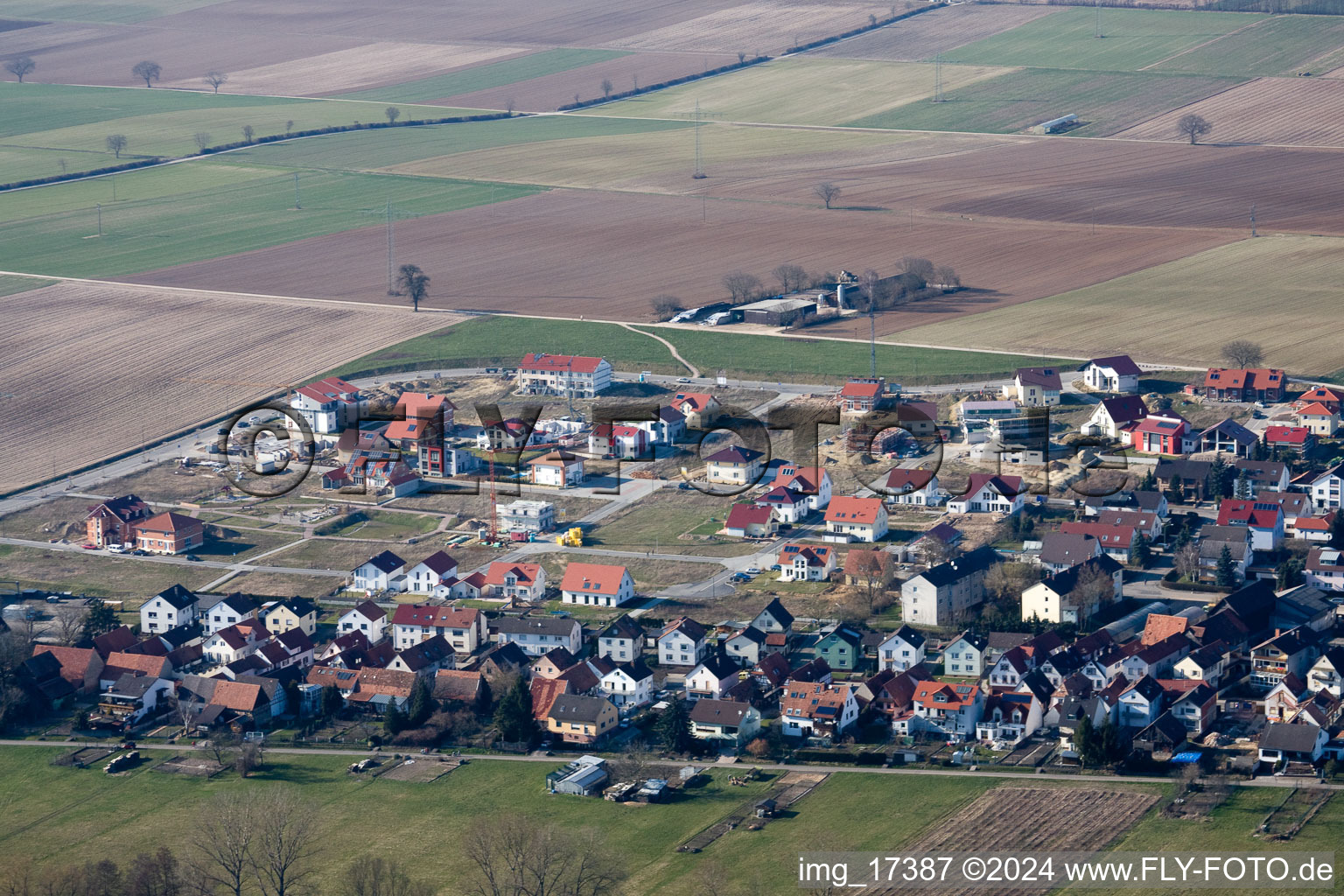 Image drone de Kandel dans le département Rhénanie-Palatinat, Allemagne