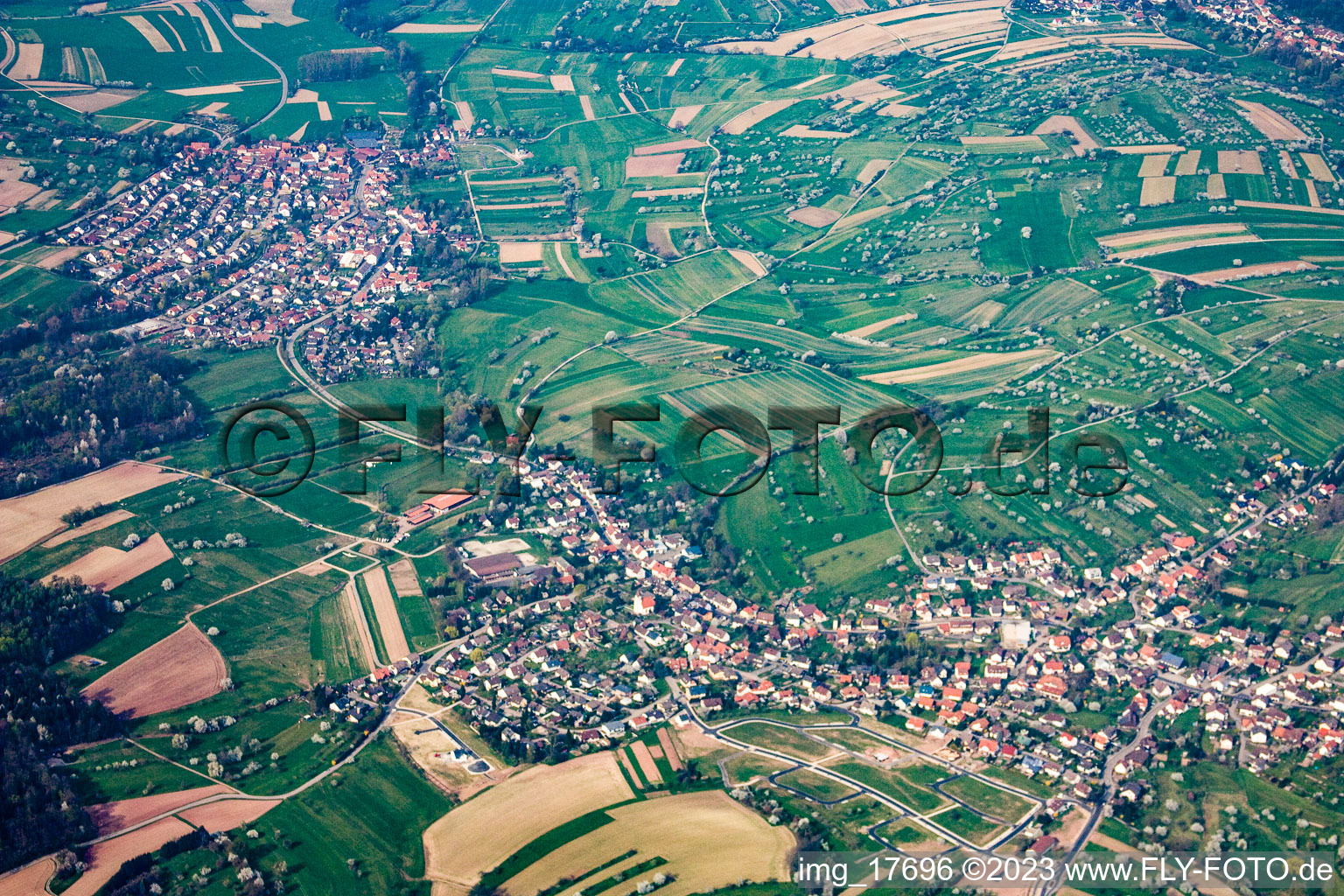 Photographie aérienne de Quartier Ottenhausen in Straubenhardt dans le département Bade-Wurtemberg, Allemagne