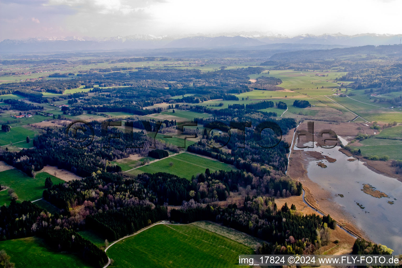 Zellsee dans le département Bavière, Allemagne d'en haut