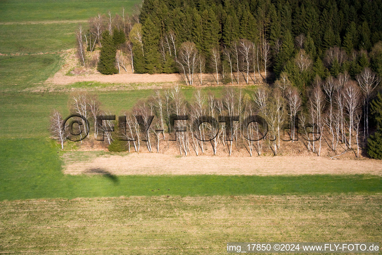 Vue d'oiseau de Raisting dans le département Bavière, Allemagne