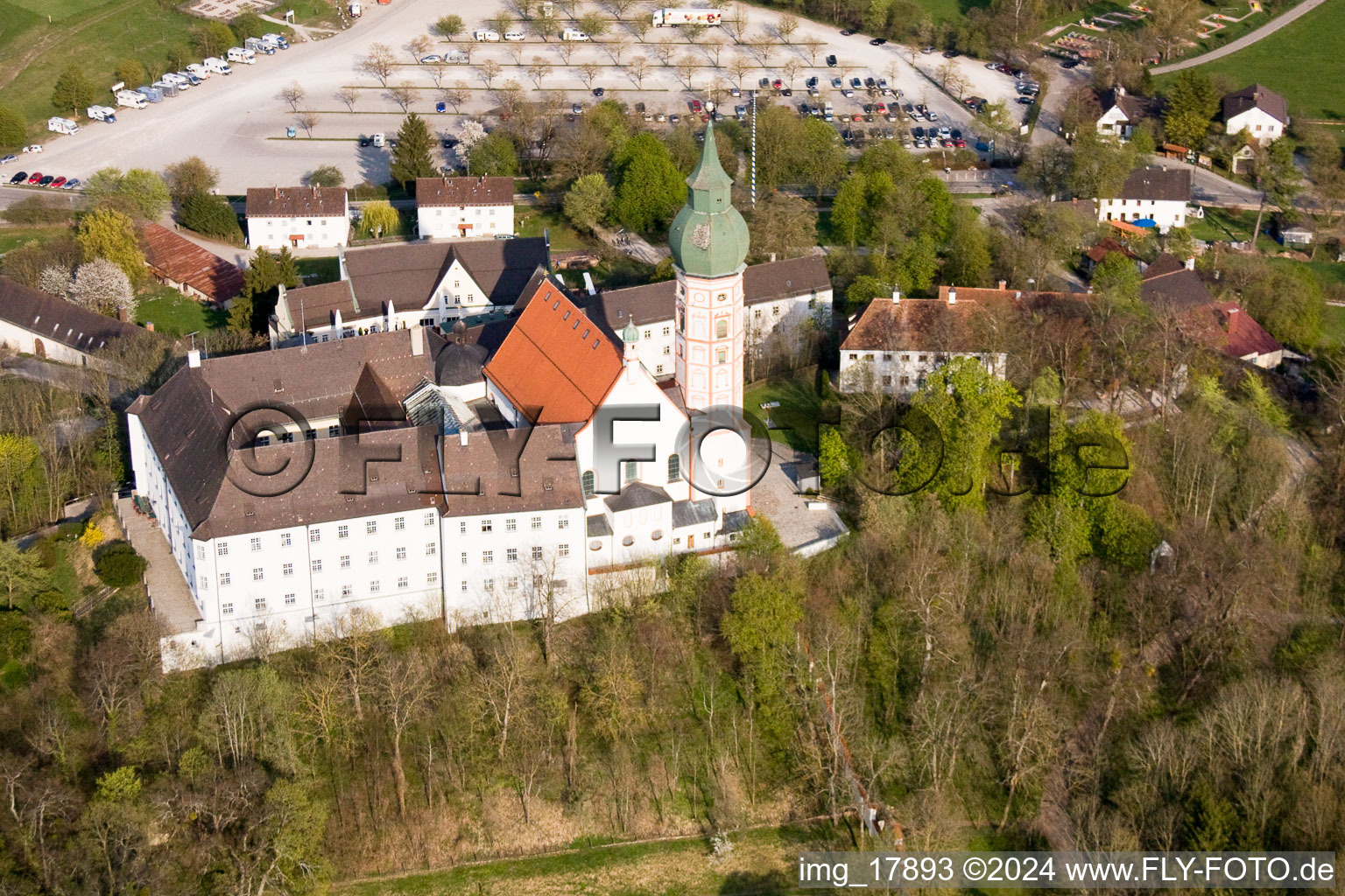 Brasserie du monastère à Andechs dans le département Bavière, Allemagne d'en haut