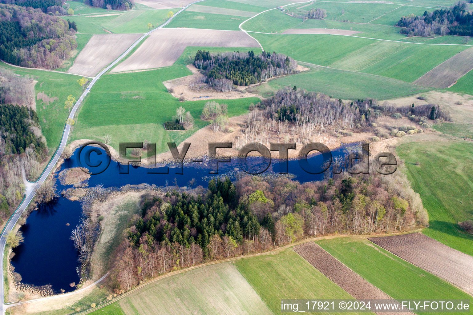 Vue aérienne de Seaight'n à Andechs dans le département Bavière, Allemagne