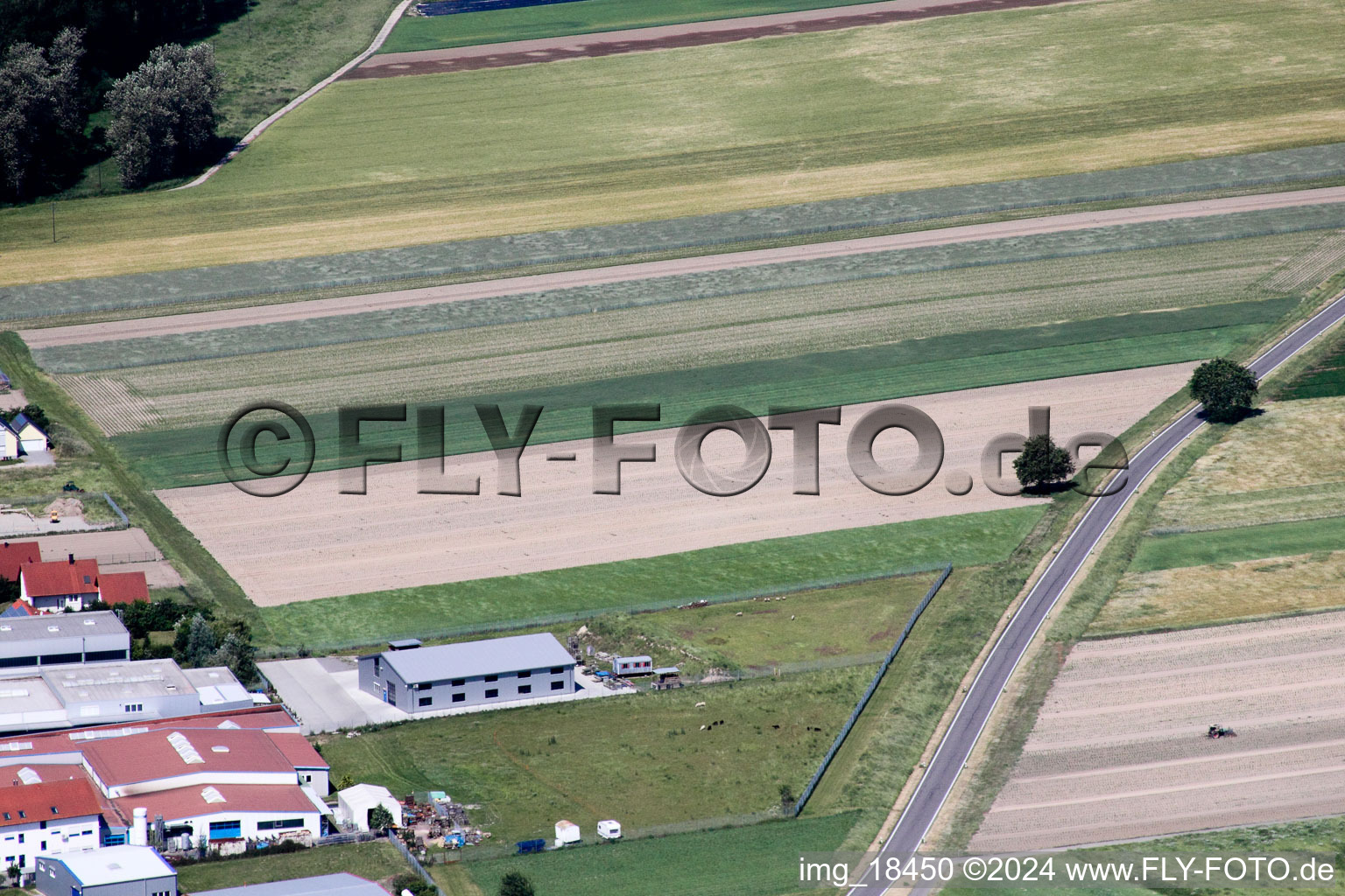 Hatzenbühl dans le département Rhénanie-Palatinat, Allemagne vue du ciel