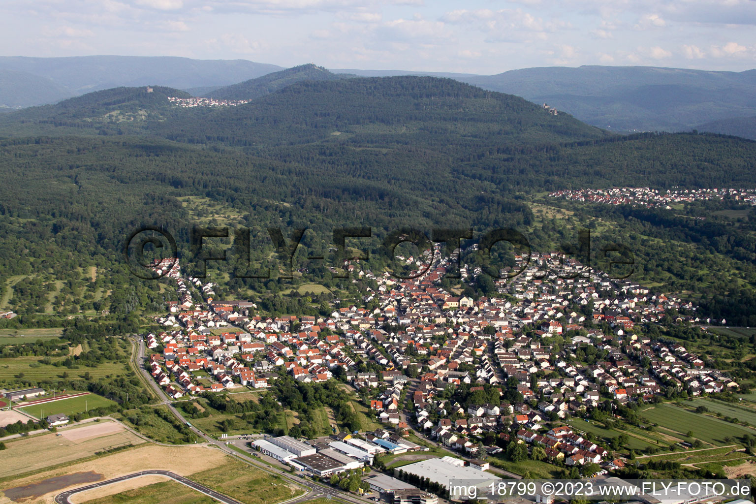 Photographie aérienne de Quartier Haueneberstein in Baden-Baden dans le département Bade-Wurtemberg, Allemagne